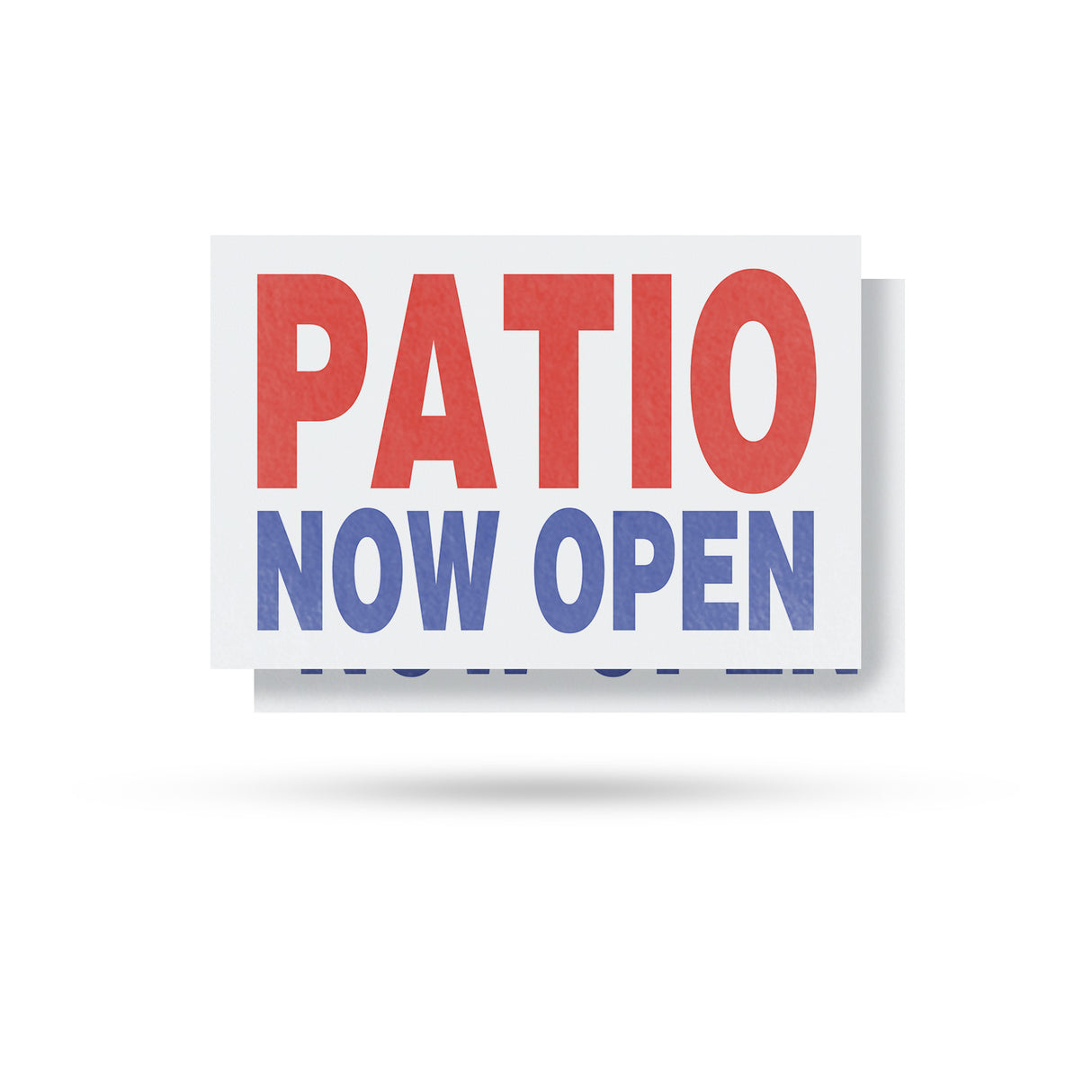 Patio Now Open
