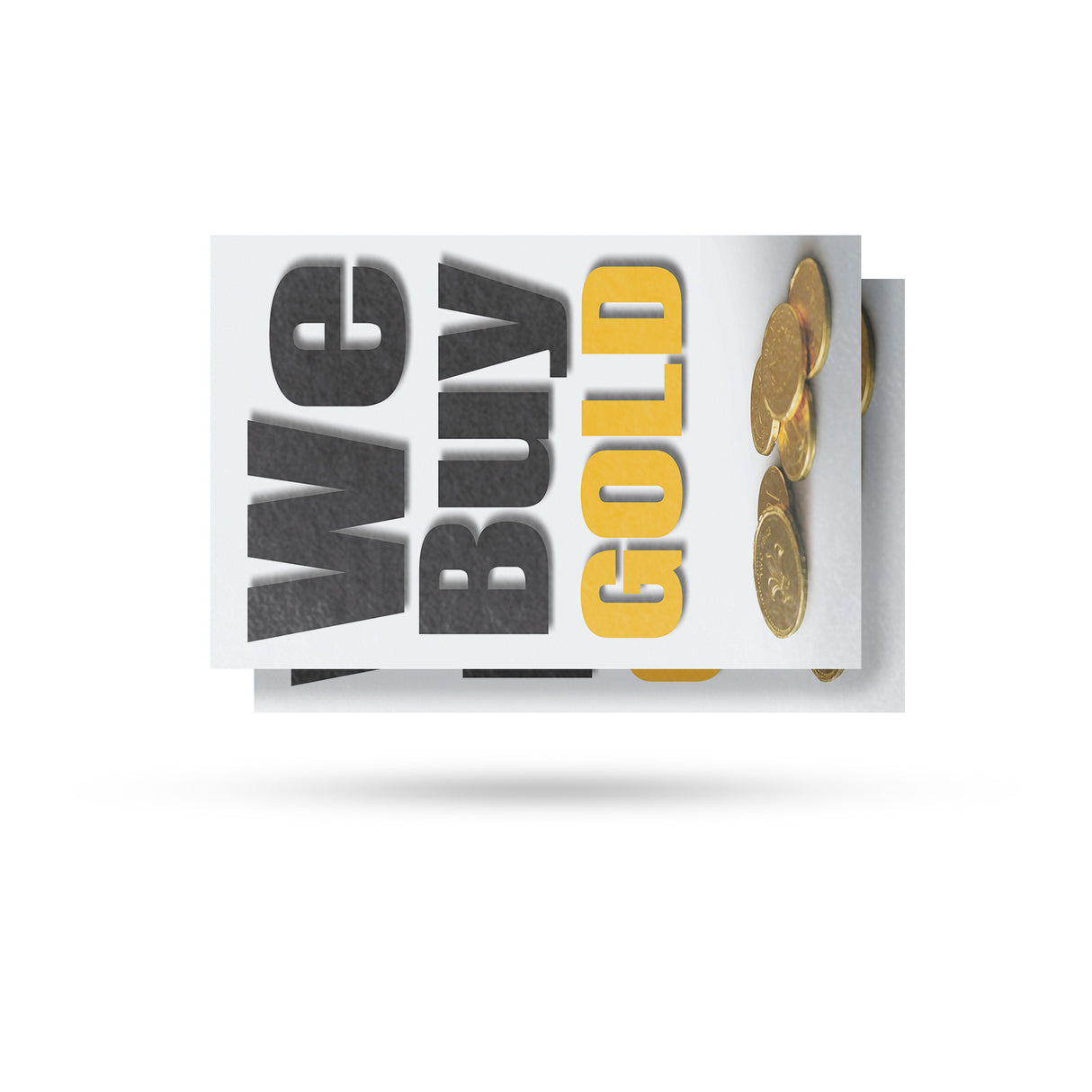 We Buy Gold Vertical