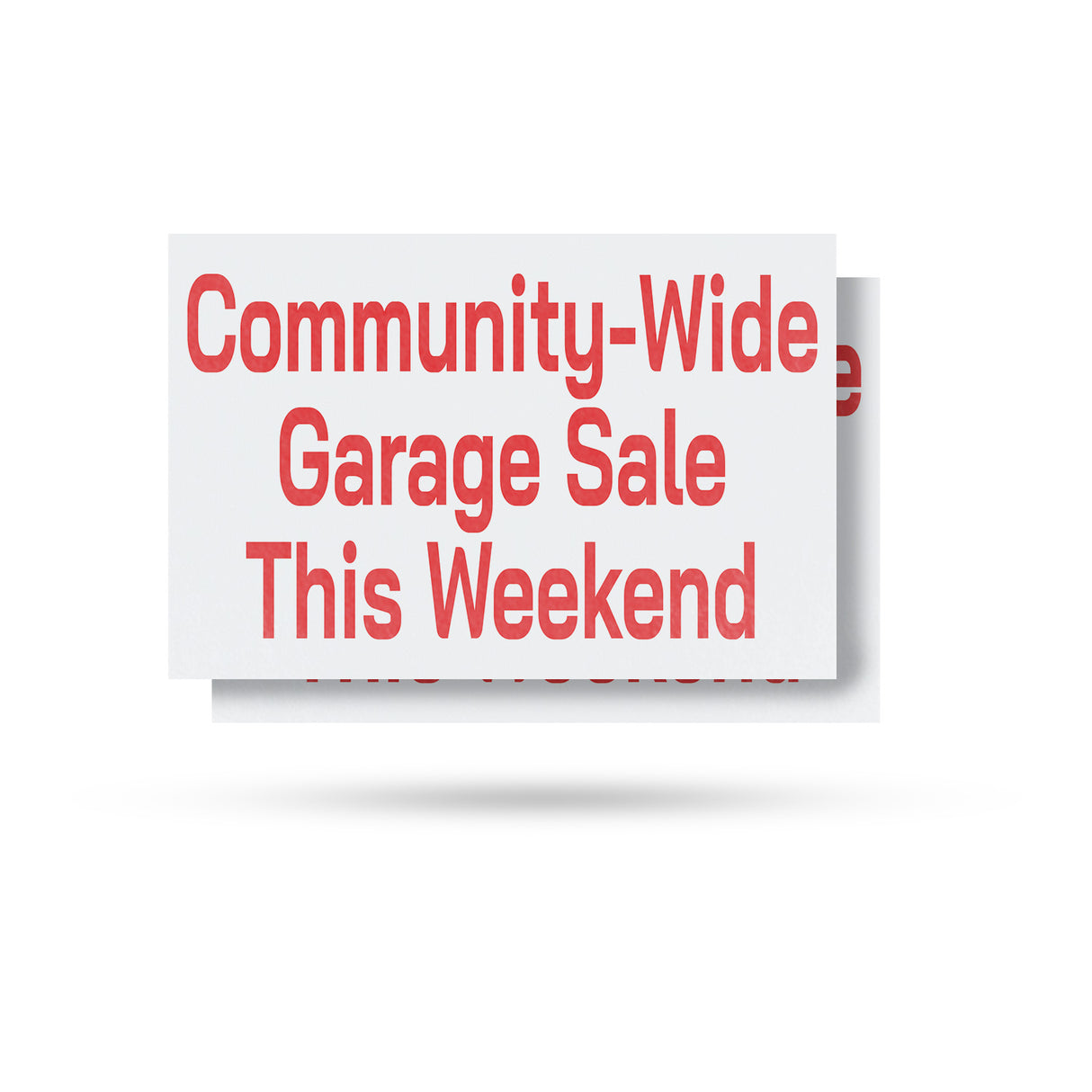 Community Wide Garage Sale This Weekend