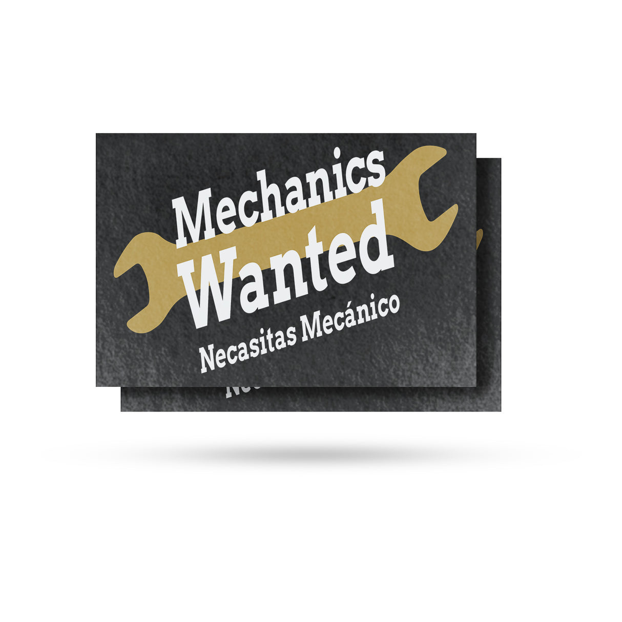 Mechanics Wanted English Spanish