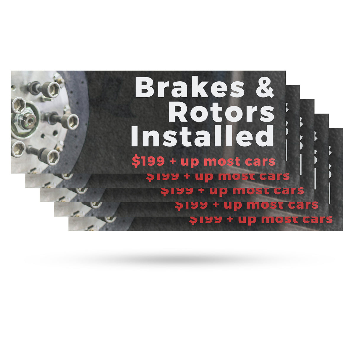 Brakes and Rotors Installed