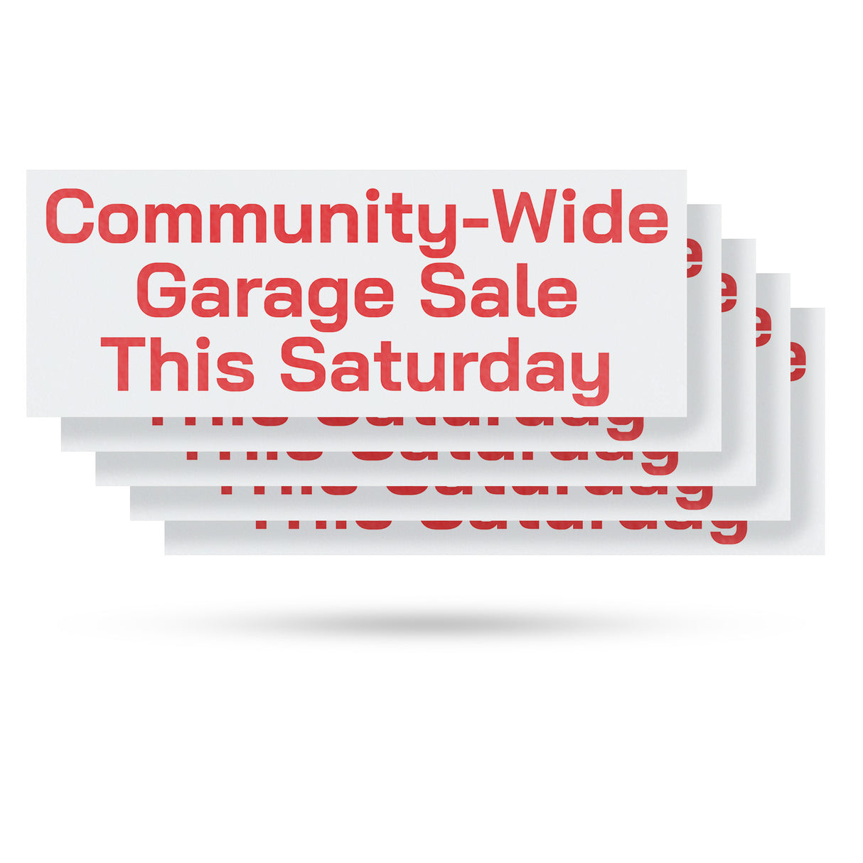 Community Wide Garage Sale This Saturday