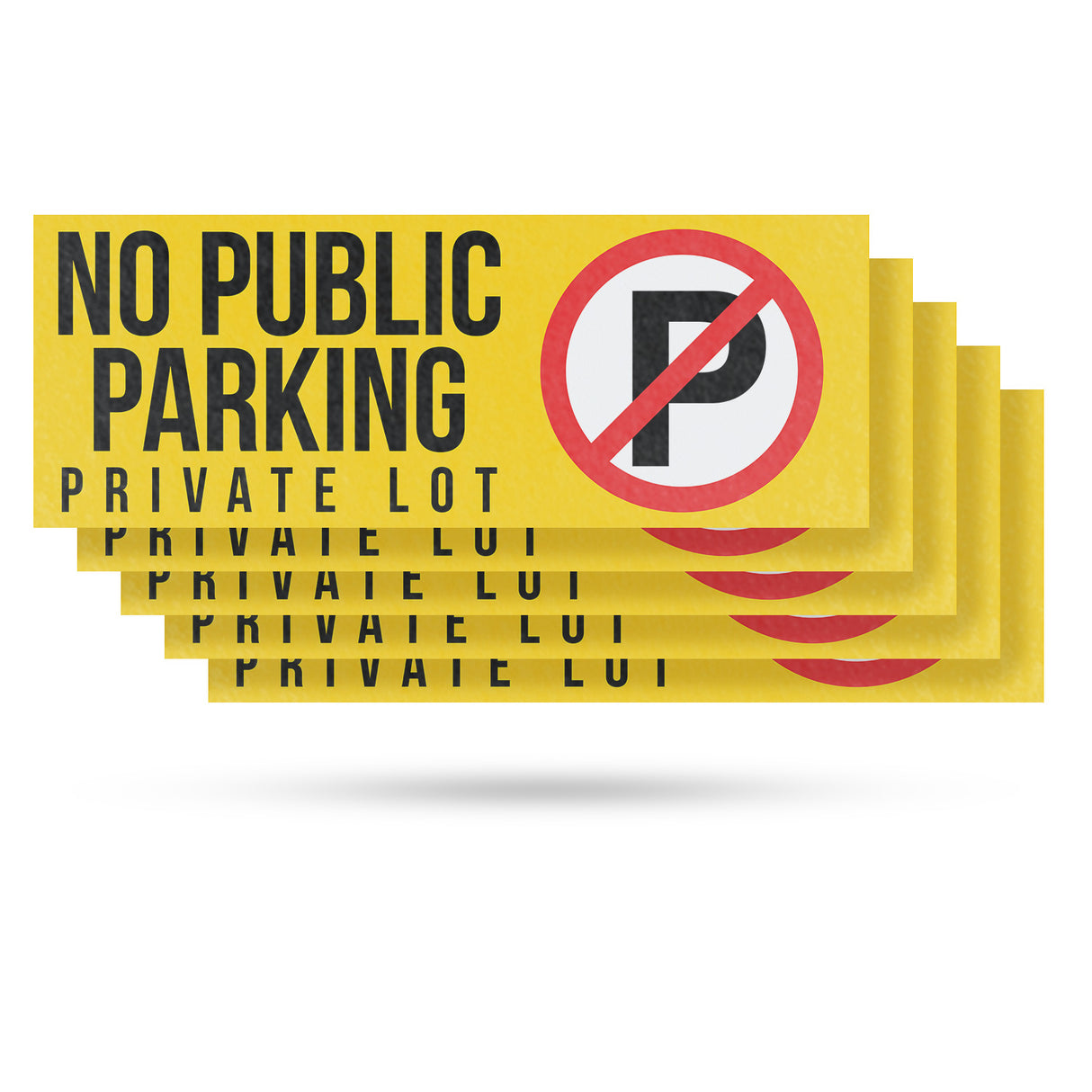 No Public Parking Private Lot