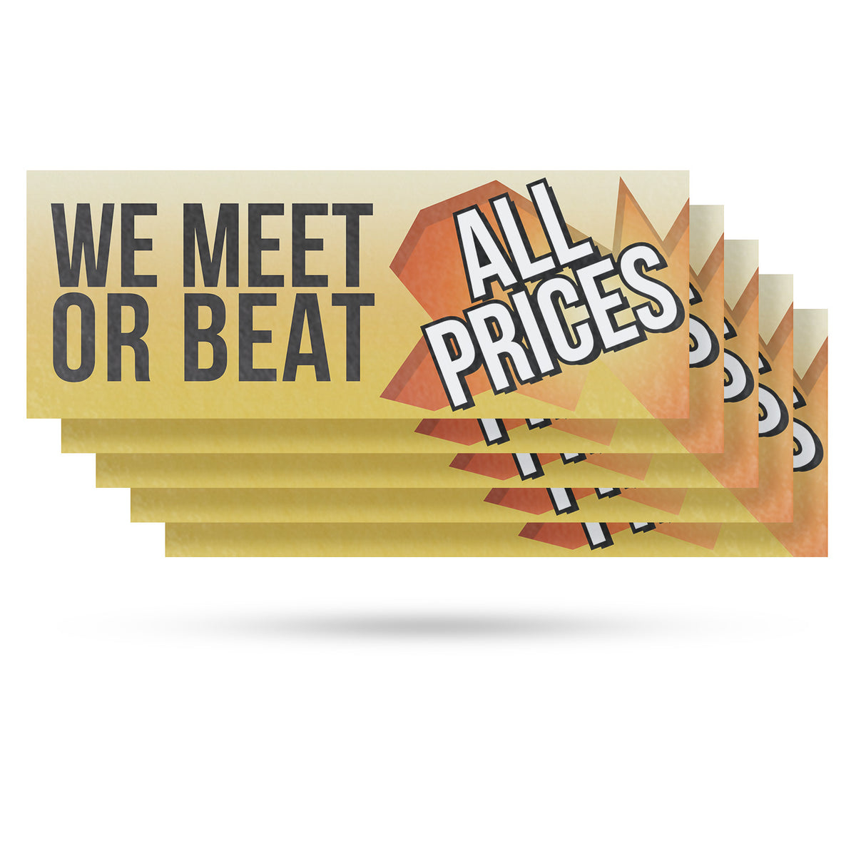 We Meet or Beat All Prices