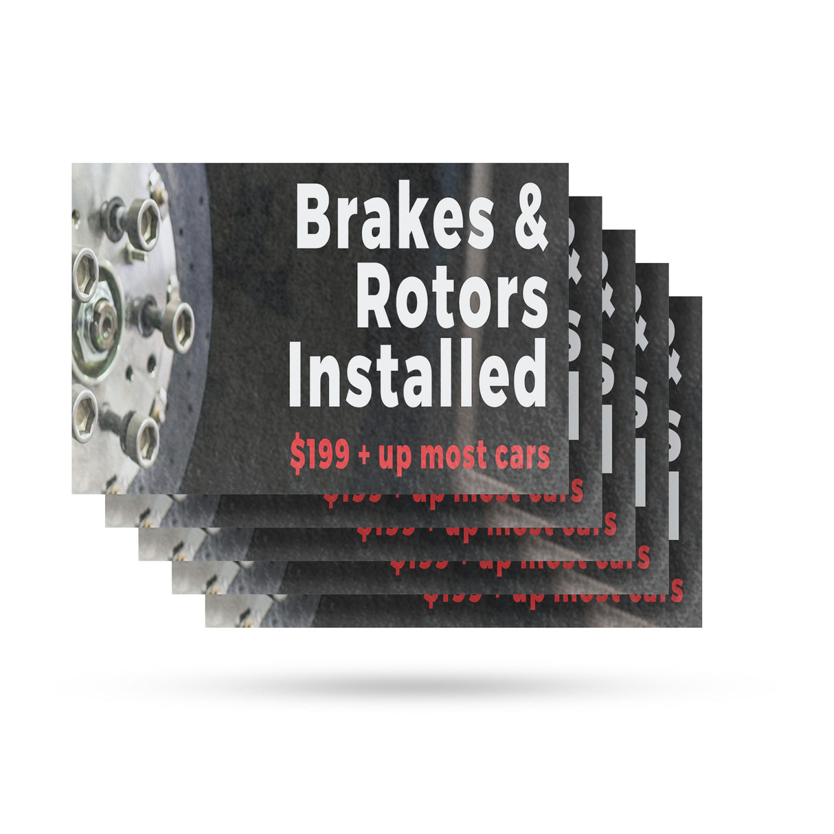 Brakes and Rotors Installed