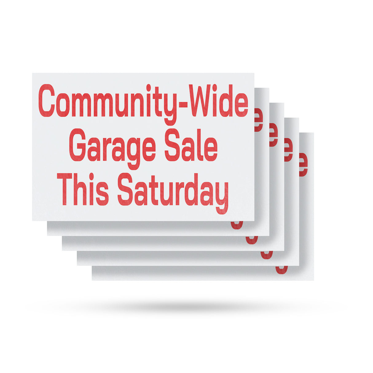 Community Wide Garage Sale This Saturday
