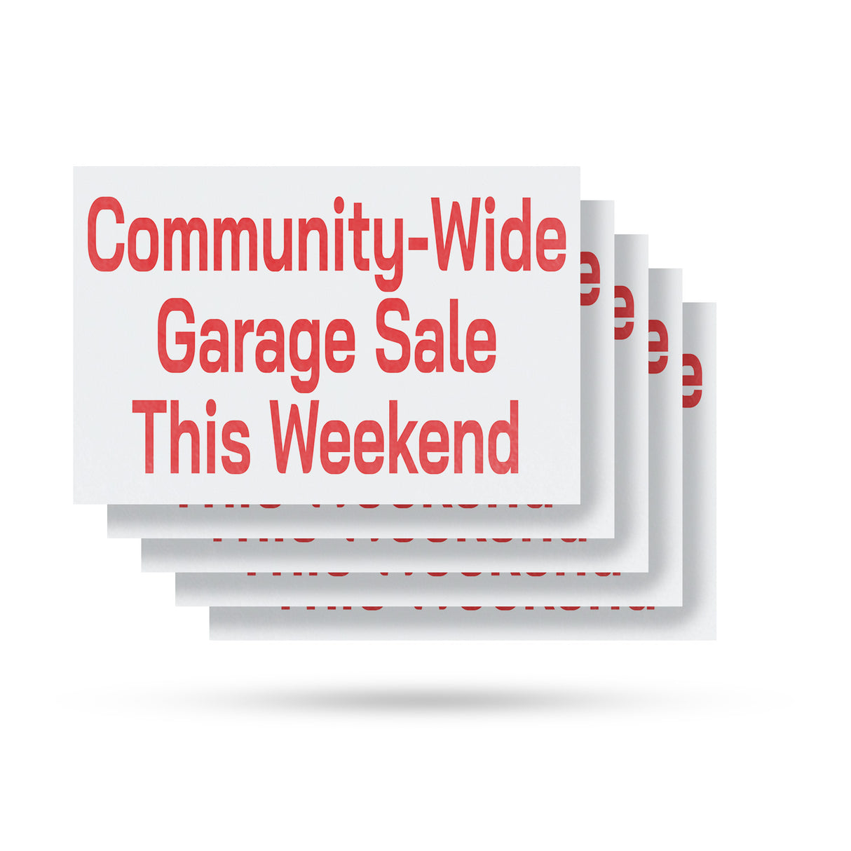 Community Wide Garage Sale This Weekend