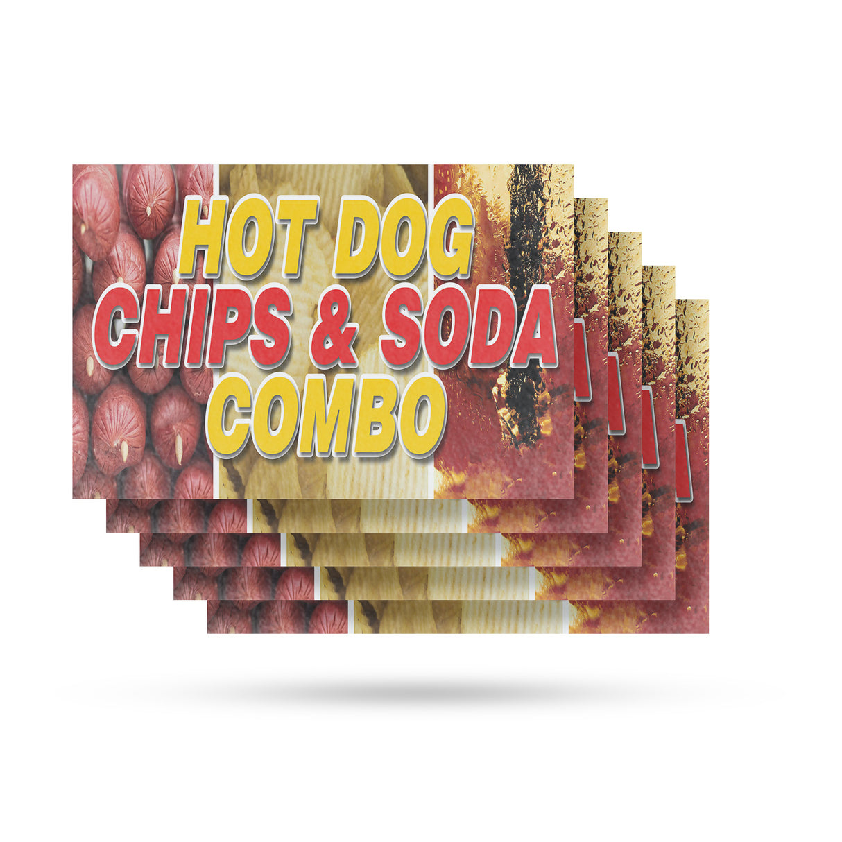 Hot Dogs Chips and Soda Combo
