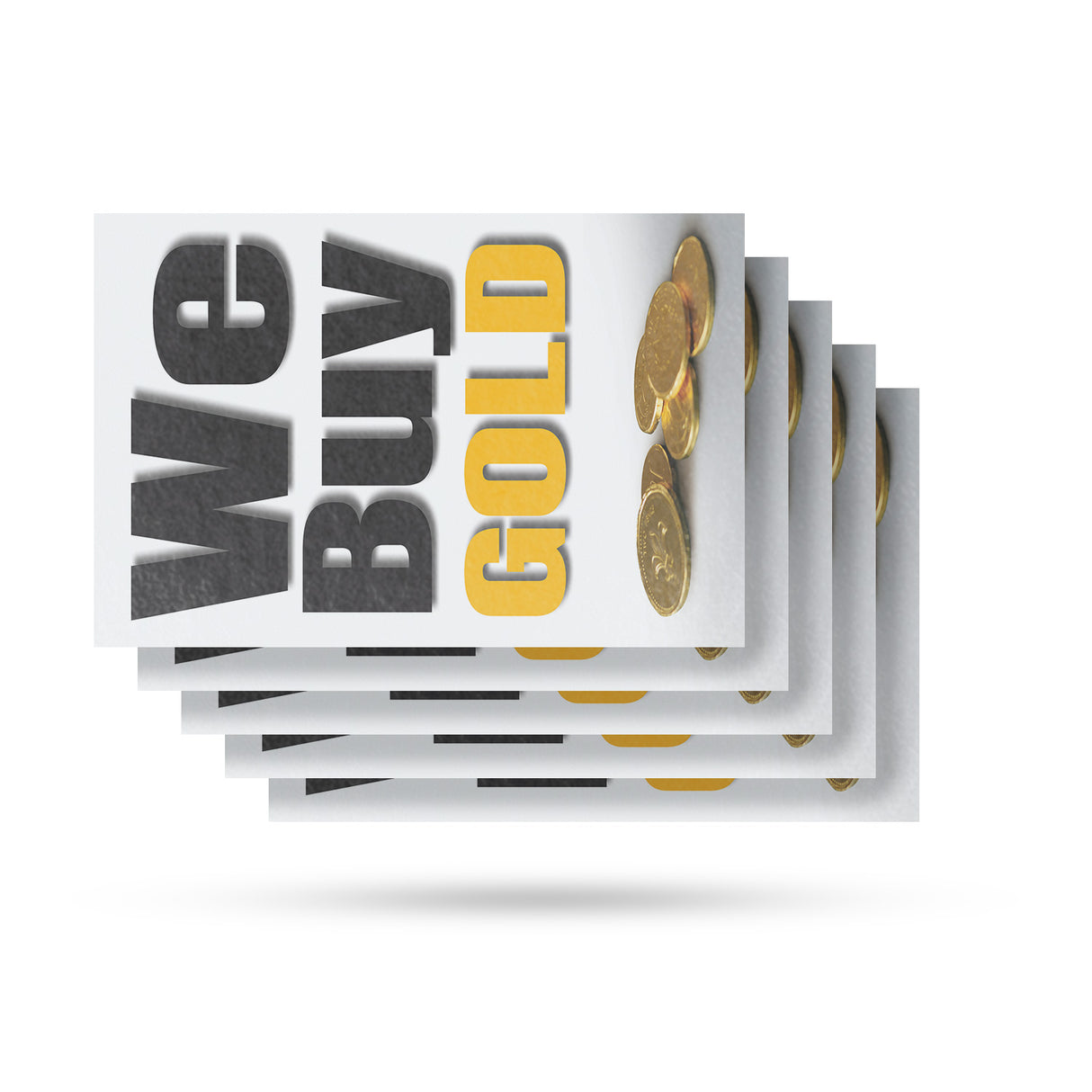 We Buy Gold Vertical