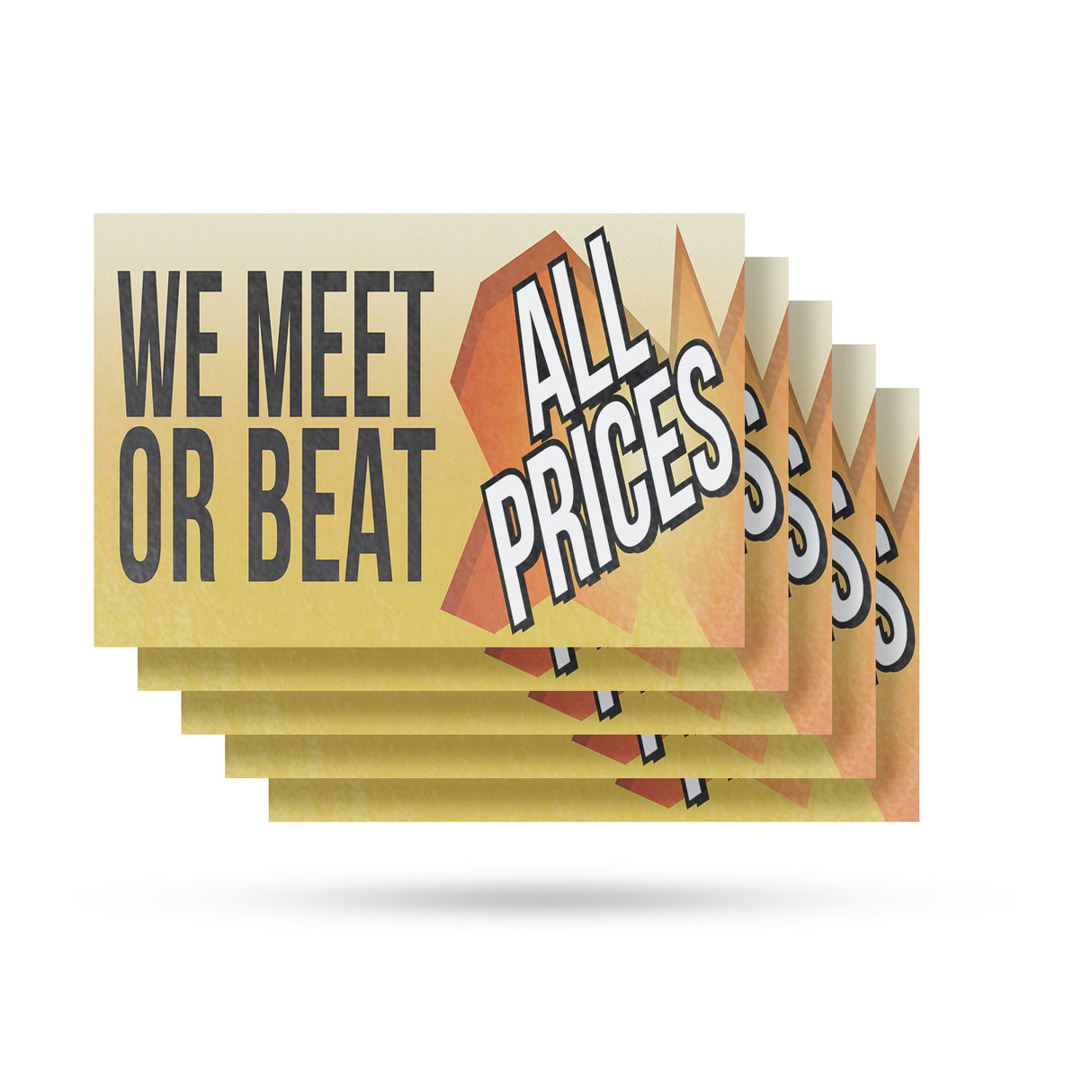 We Meet or Beat All Prices