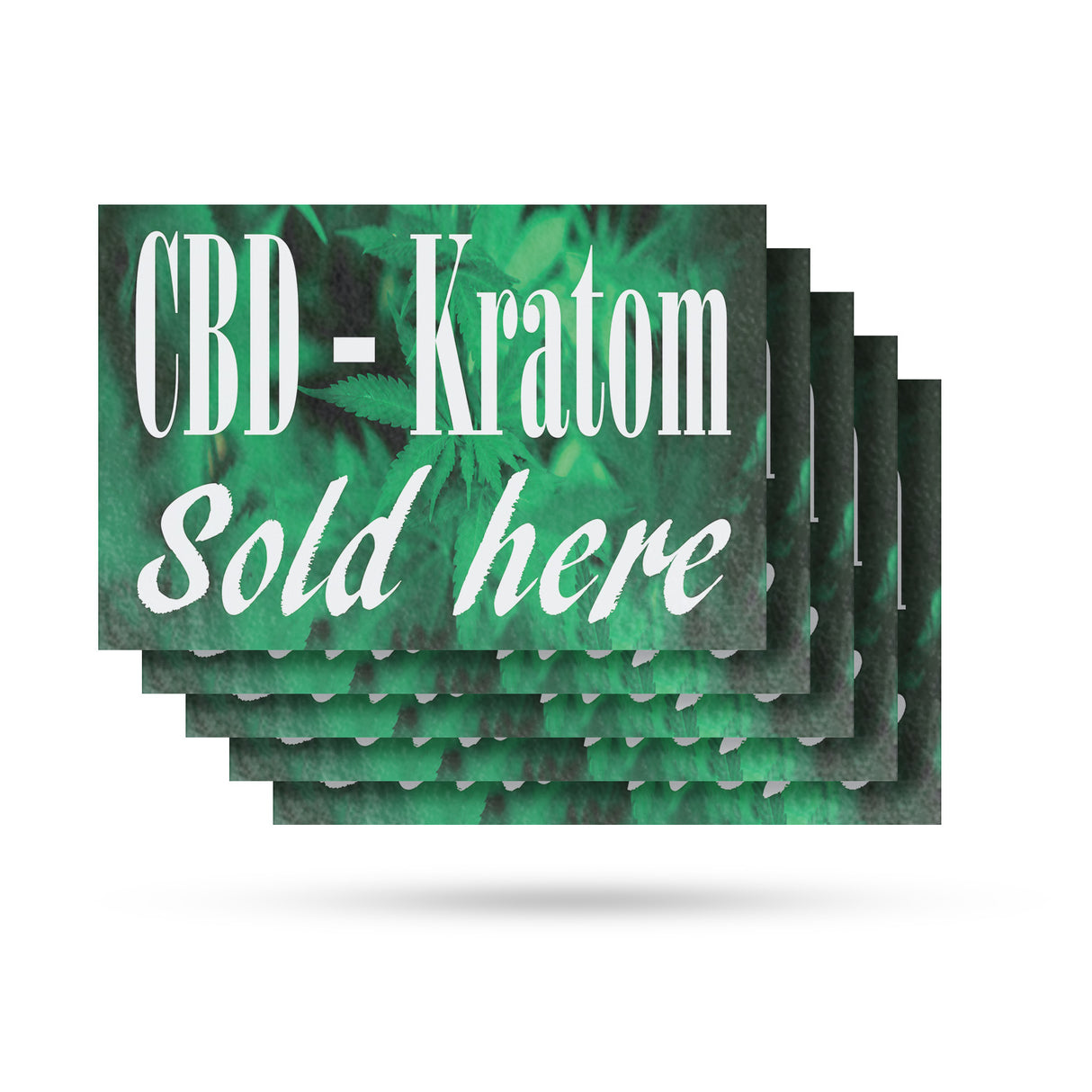 CBD and Kratom Sold Here