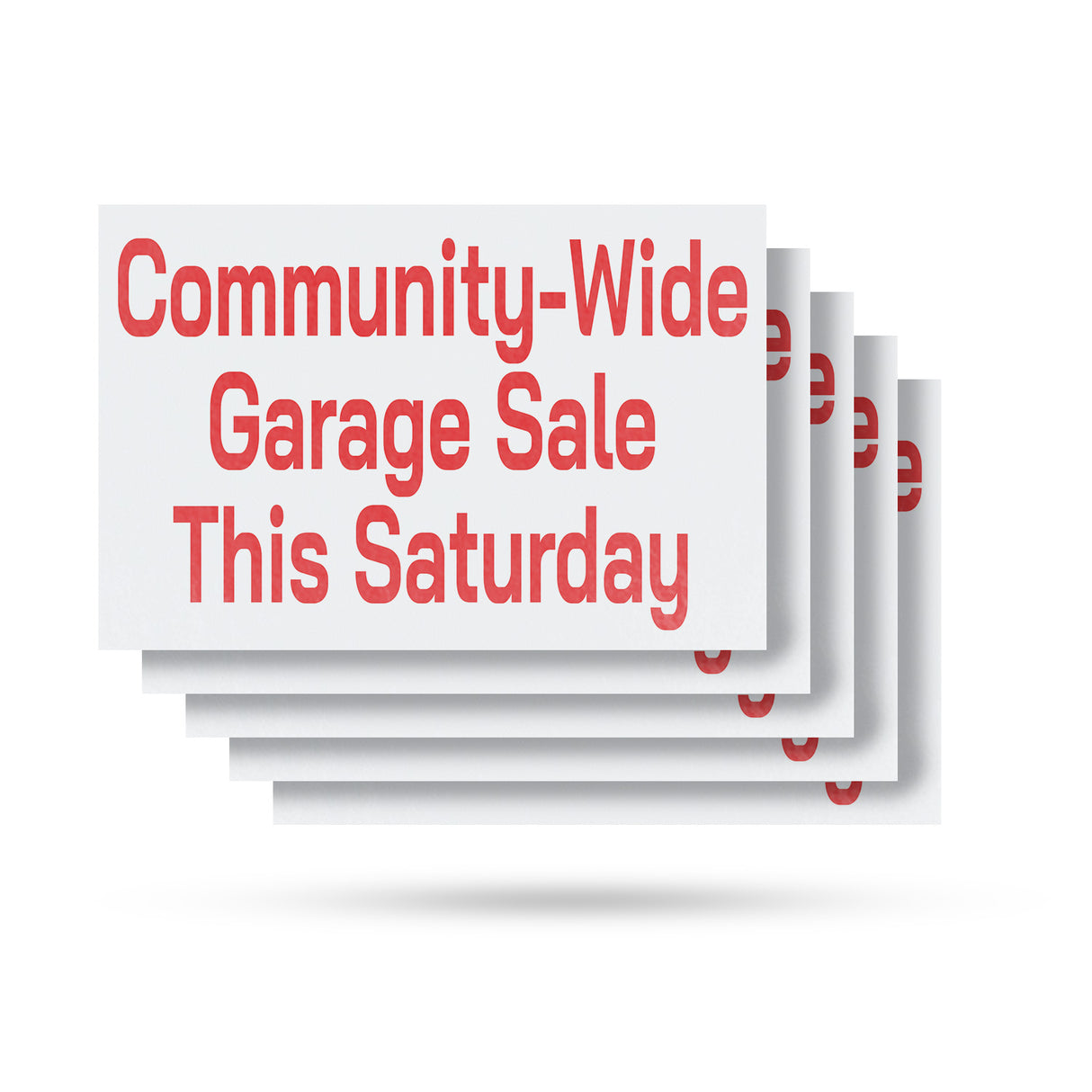 Community Wide Garage Sale This Saturday
