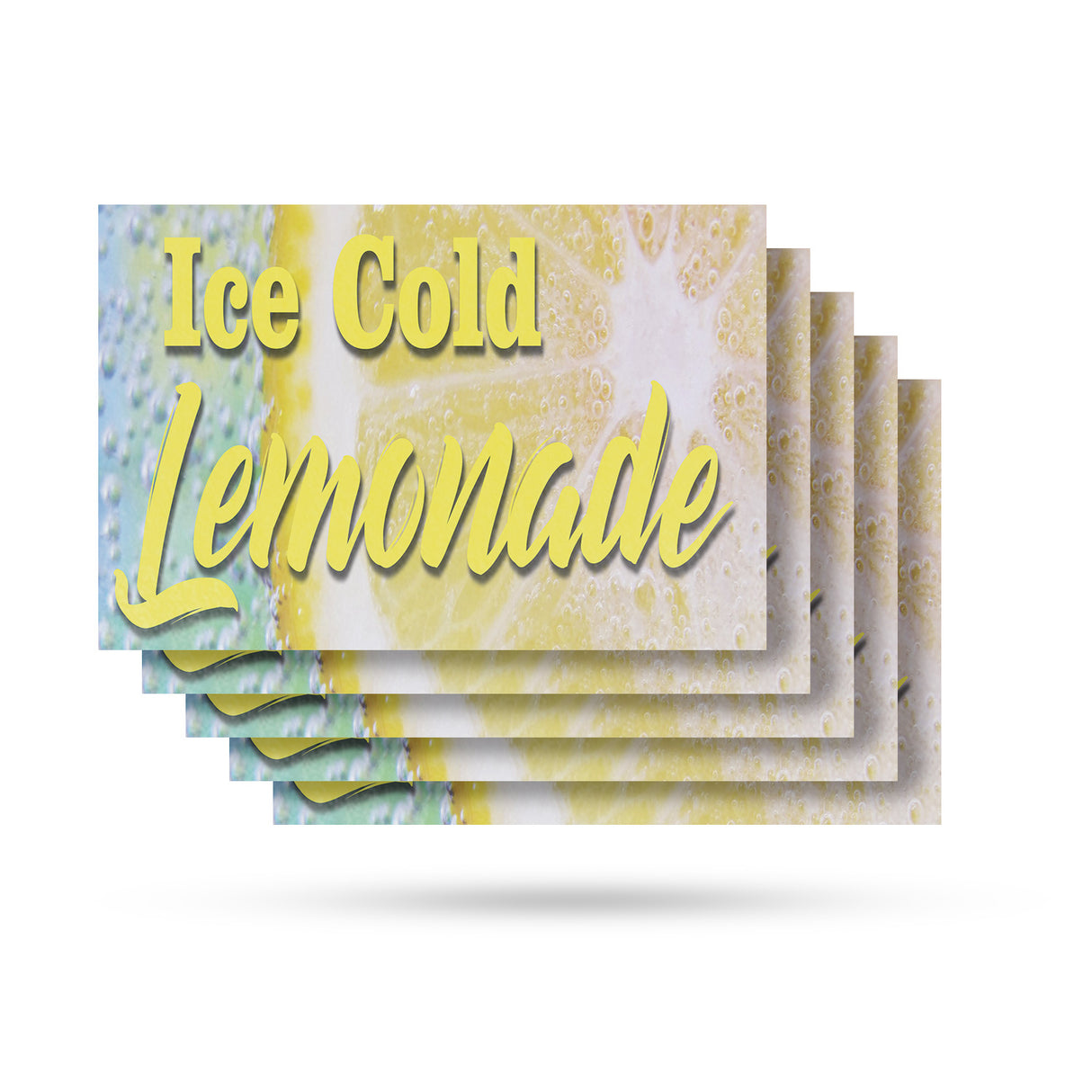 Iced Cold Lemonade