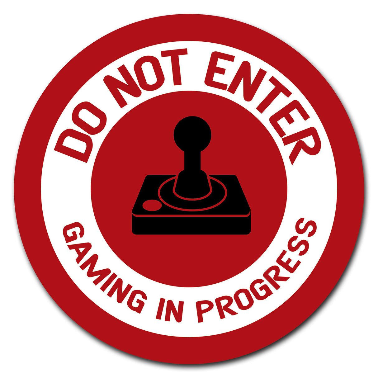 Do Not Enter Grungy Circle