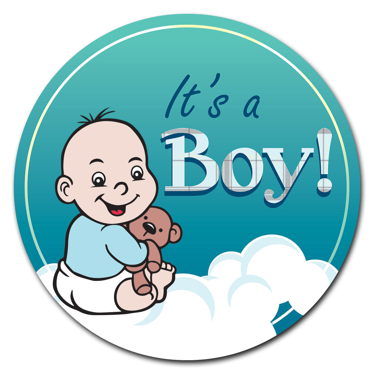 It's A Boy Circle