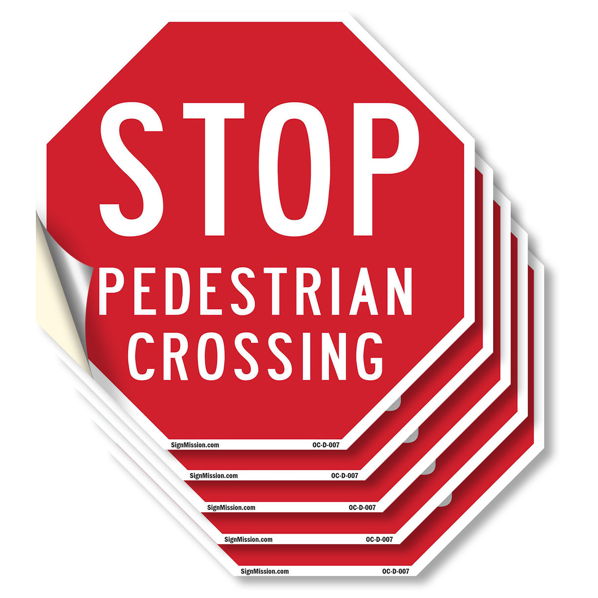 Stop Pedestrian Crossing