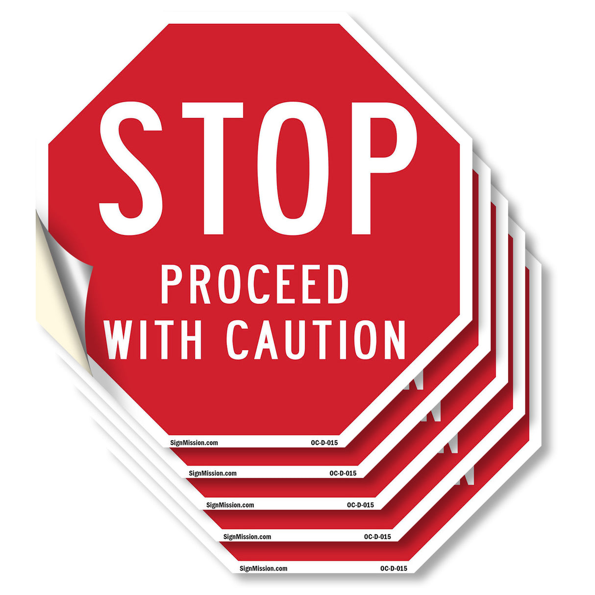 Stop Proceed with Caution