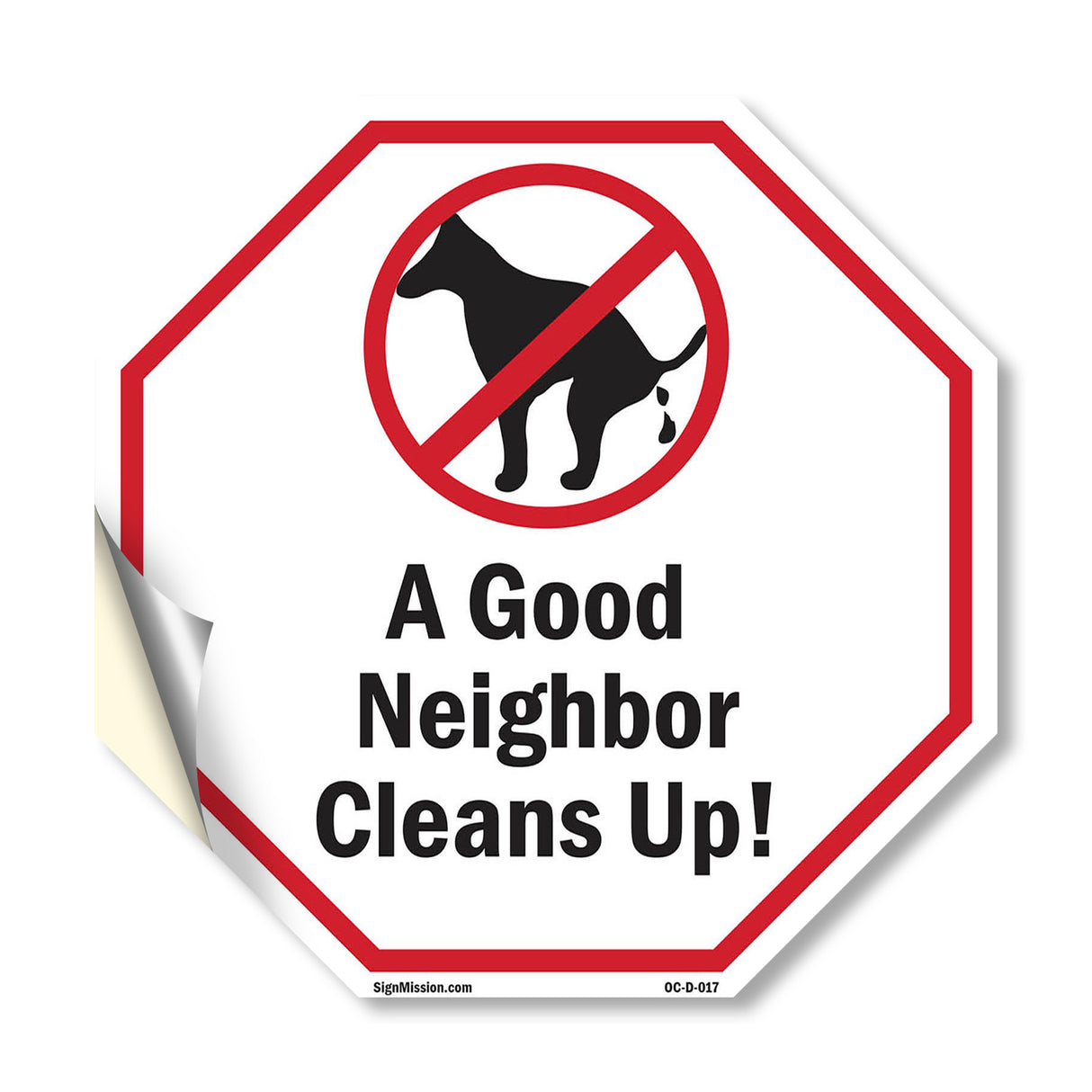 A Good Neighbor Cleans Up!