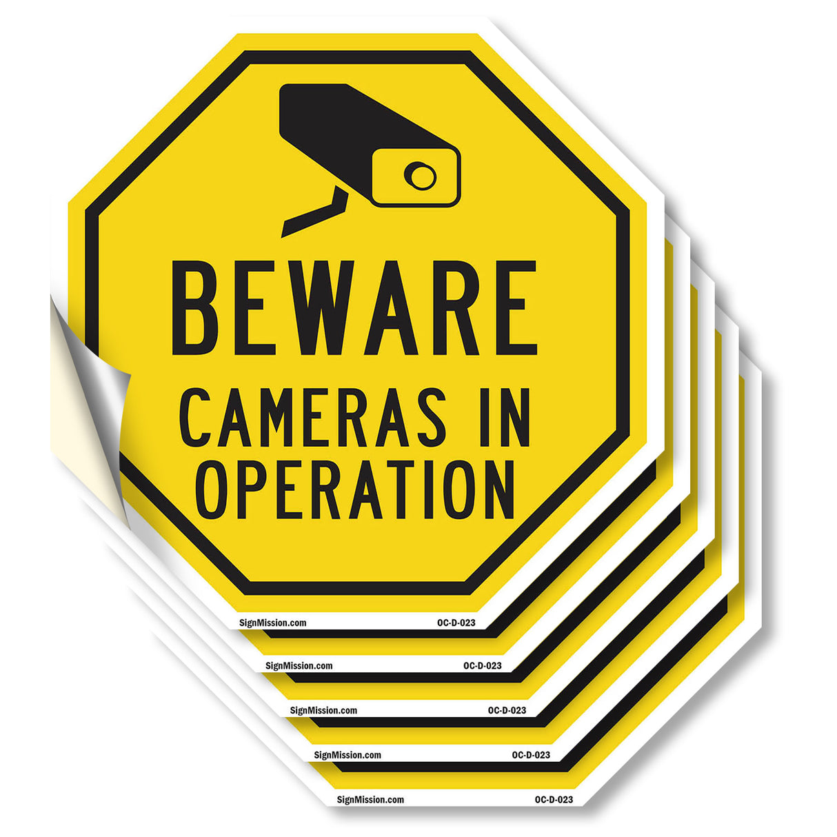 Beware Cameras in Operation