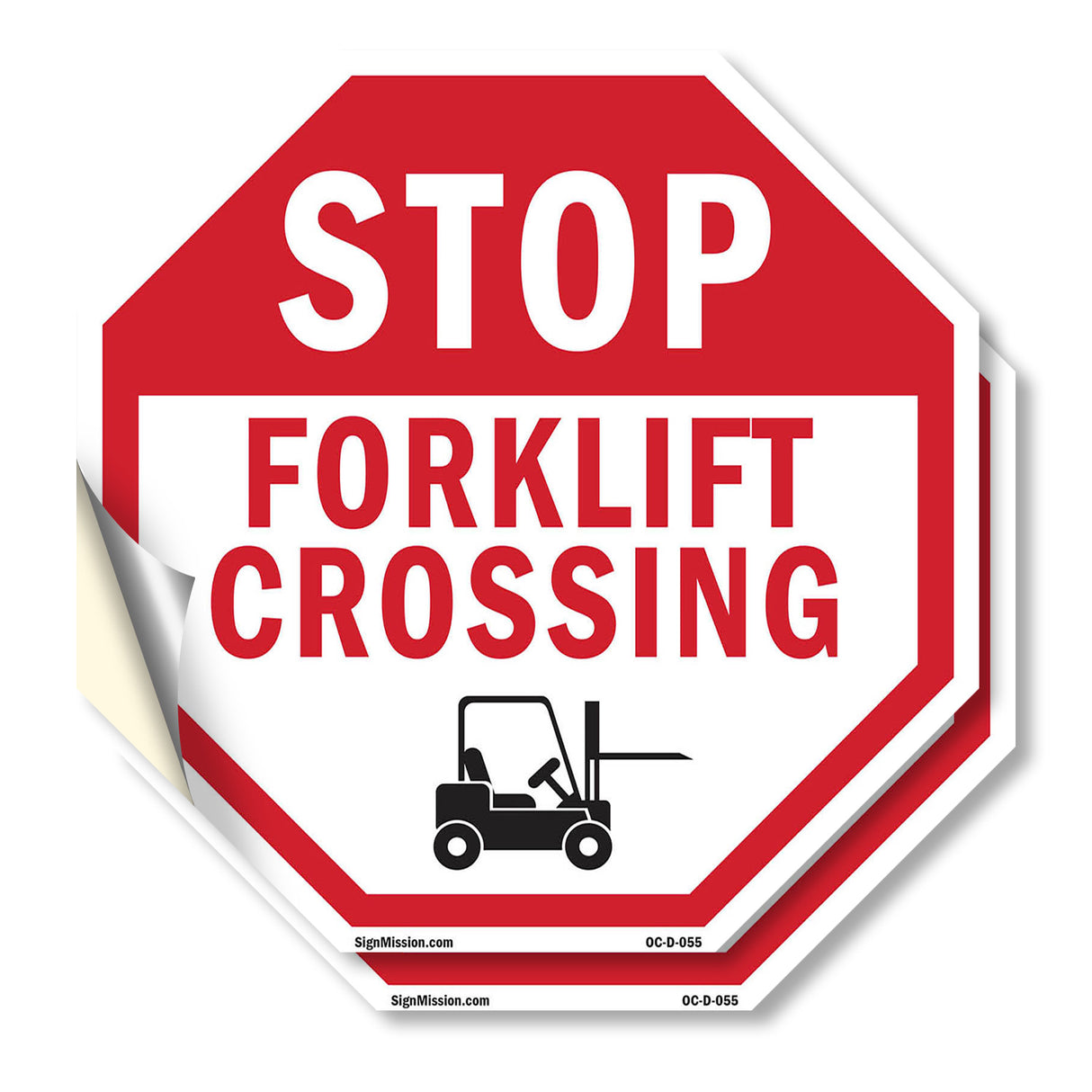 Stop Forklift Crossing