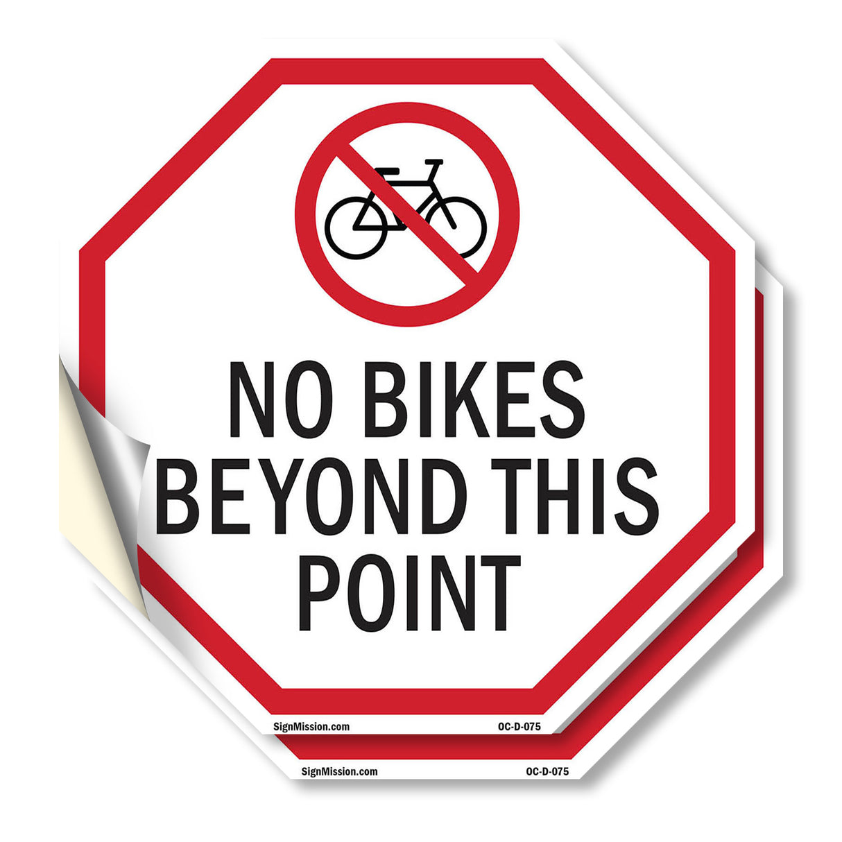 No Bikes Beyond This Point