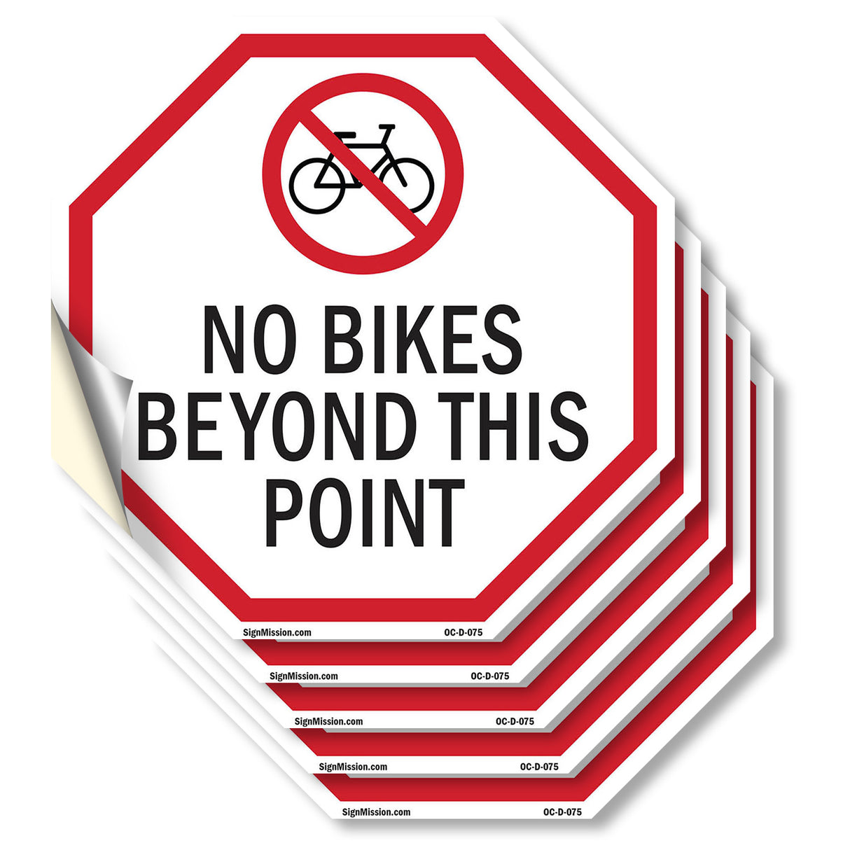 No Bikes Beyond This Point