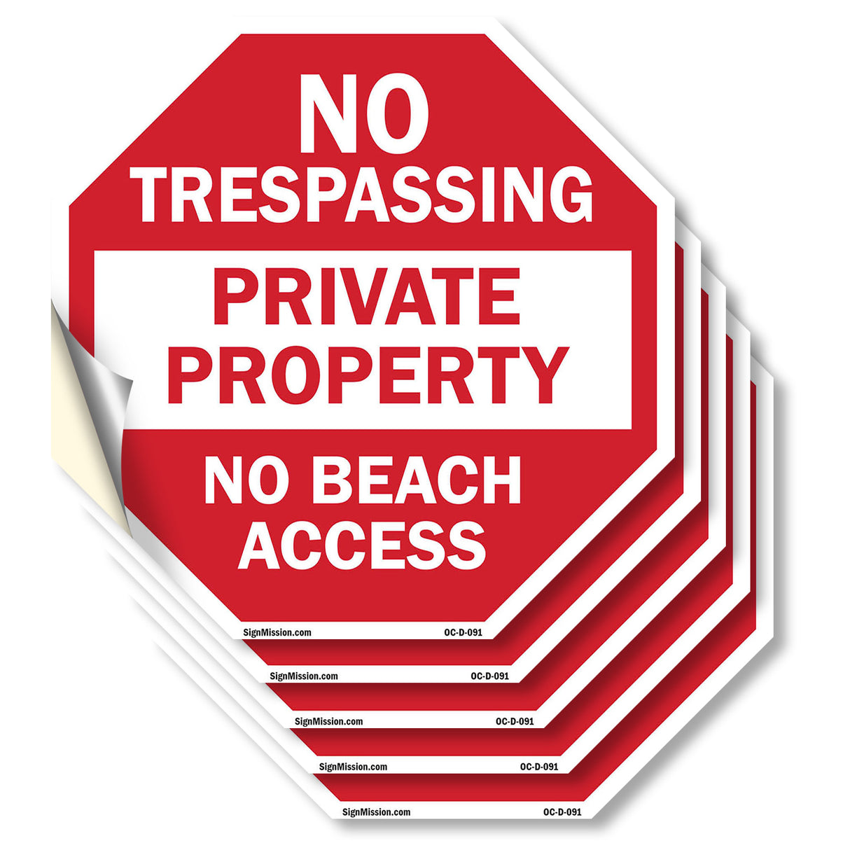 No Trespassing Private Property No Beach Access
