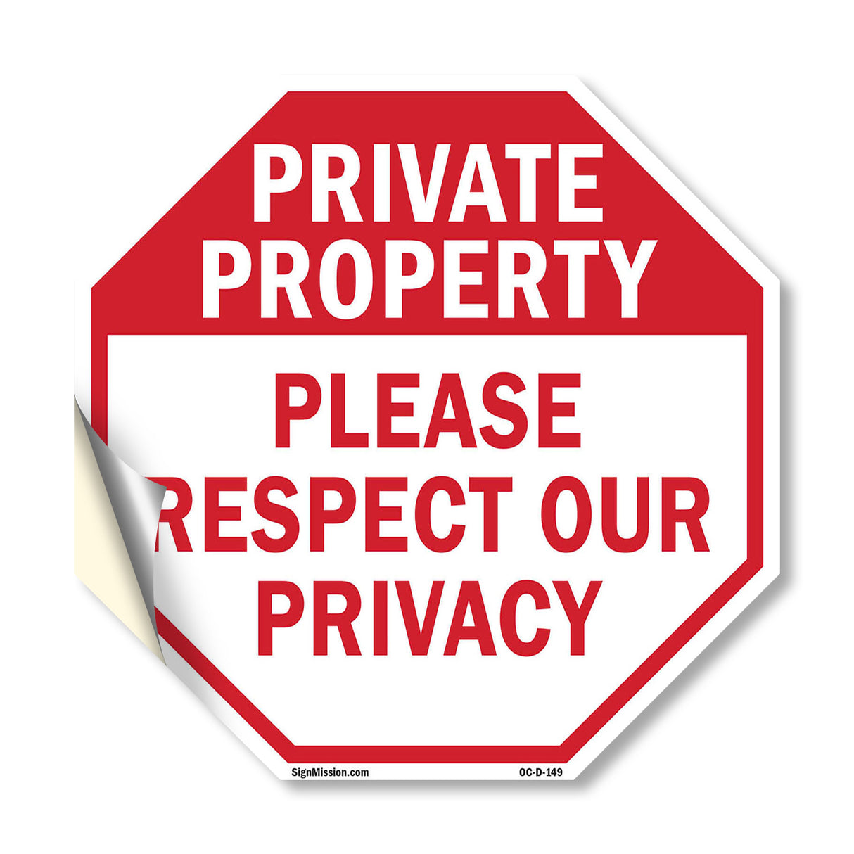 Private Property Please Respect Our Privacy