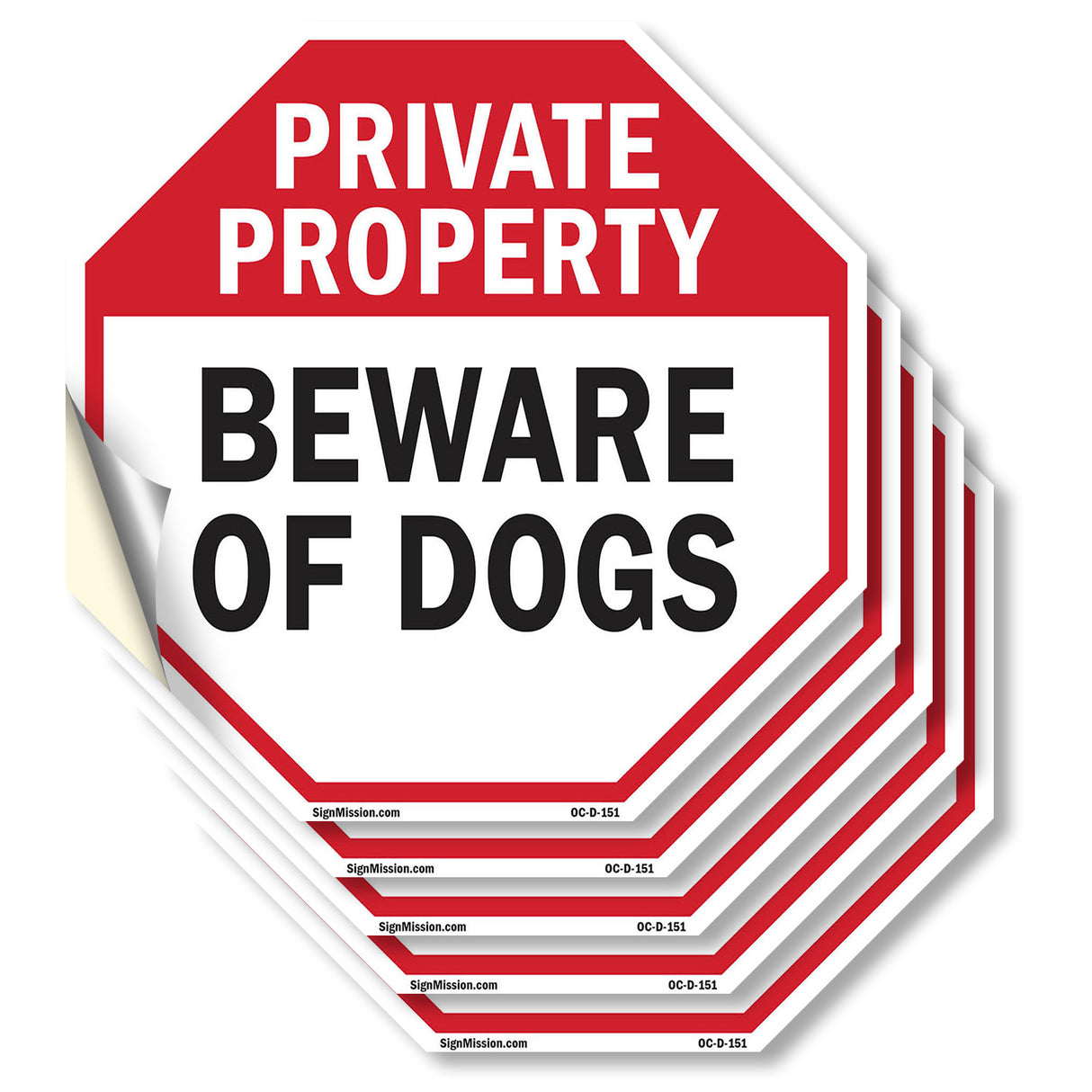 Private Property Beware of Dogs