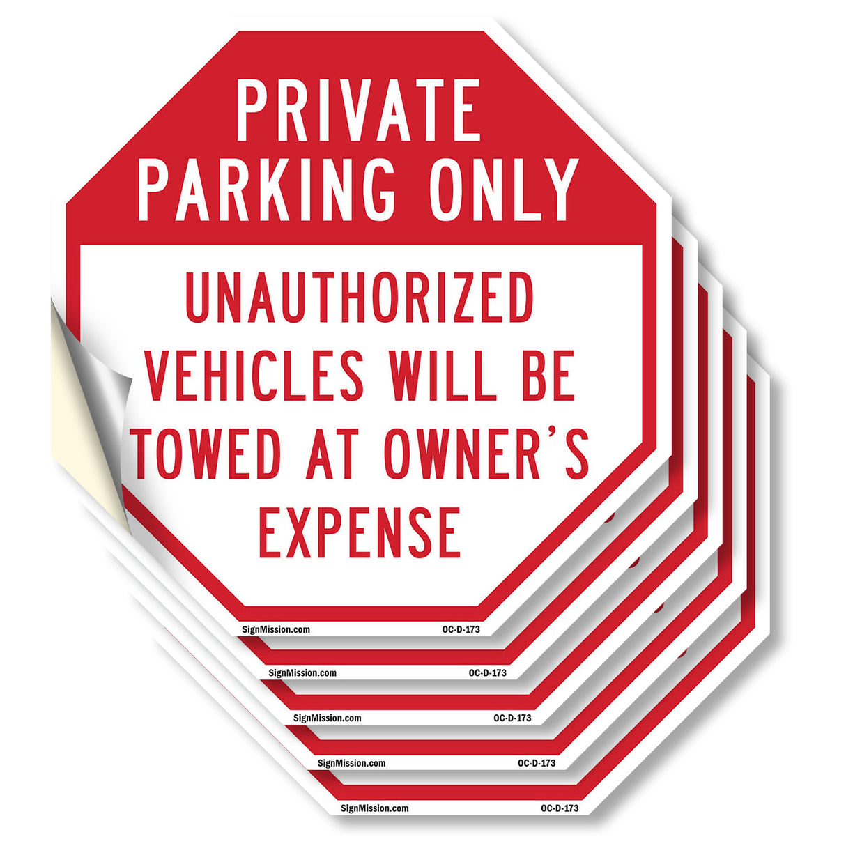 Private Parking Only Unauthorized Vehicles Will Be Towed at Owner's Expense