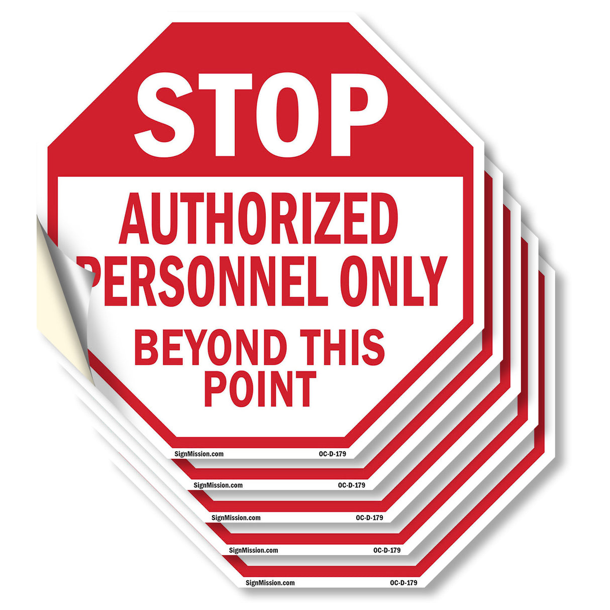 Stop Authorized Personnel Only Beyond This Point