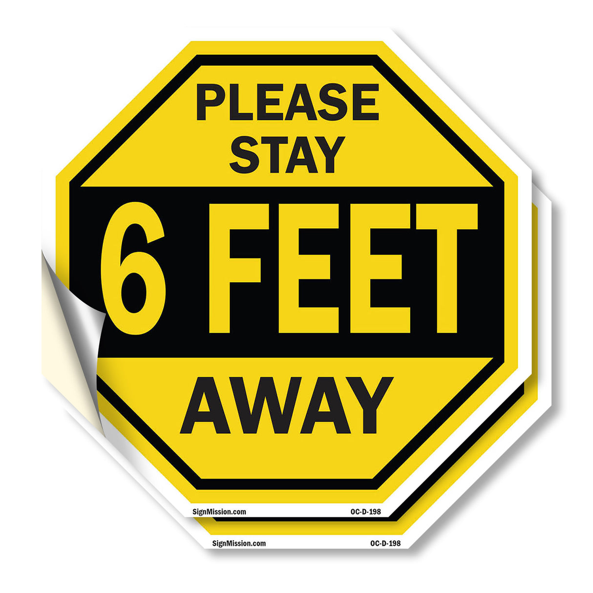 Please Stay 6 Feet Away