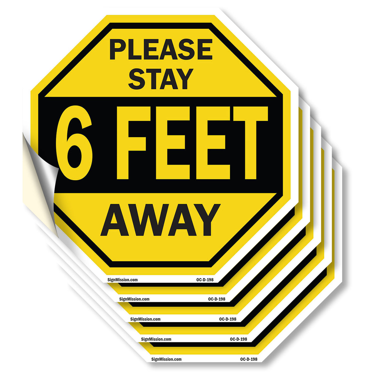 Please Stay 6 Feet Away