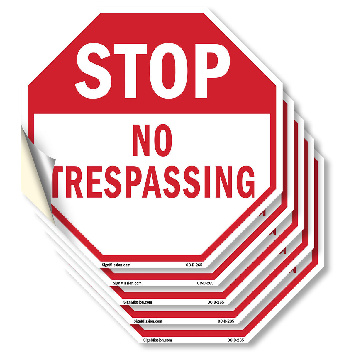 Stop No Trespassing