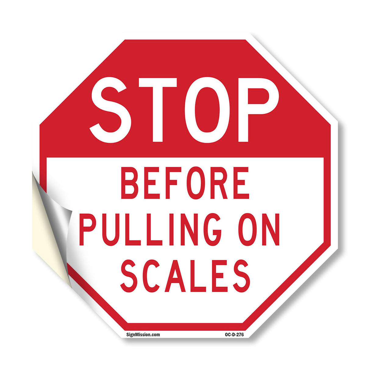 Stop Before Pulling on Scales