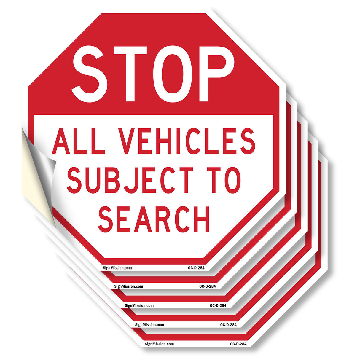 Stop All Vehicles Subject to Search