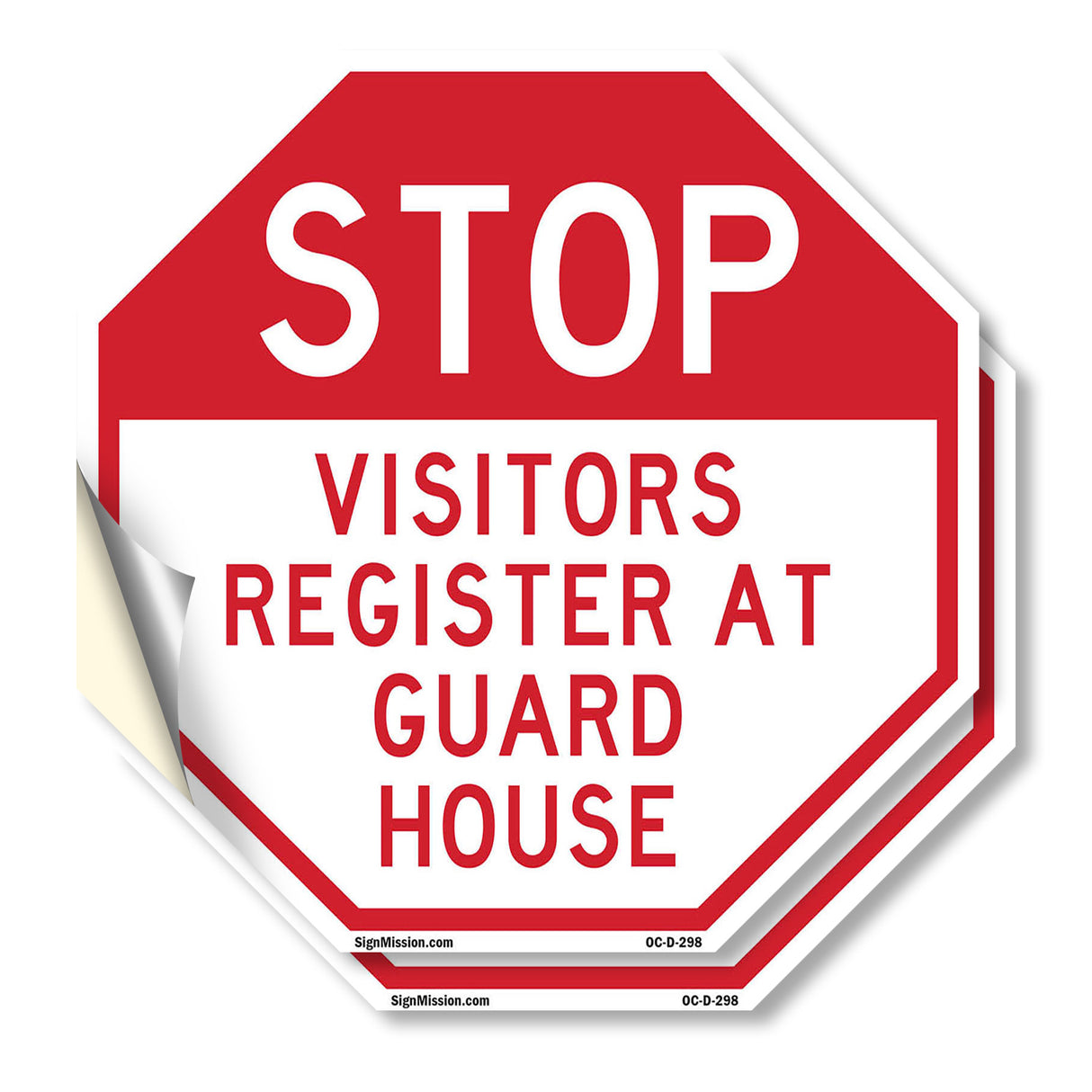 Stop Visitors Register at Guard House