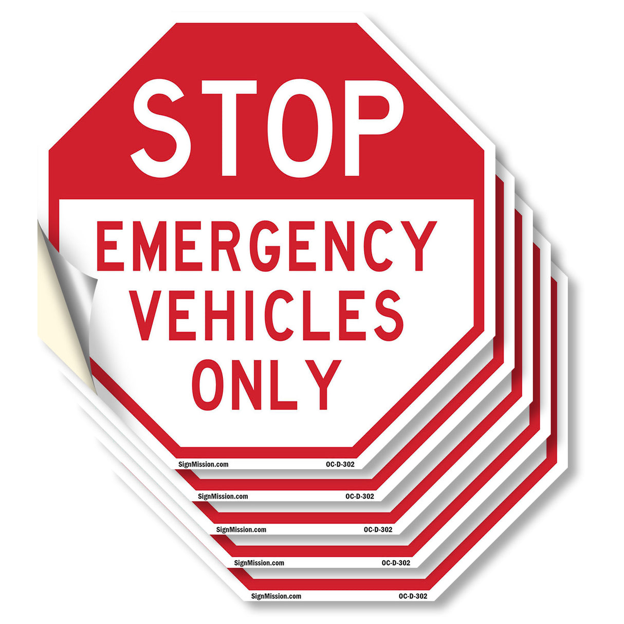 Stop Emergency Vehicles Only