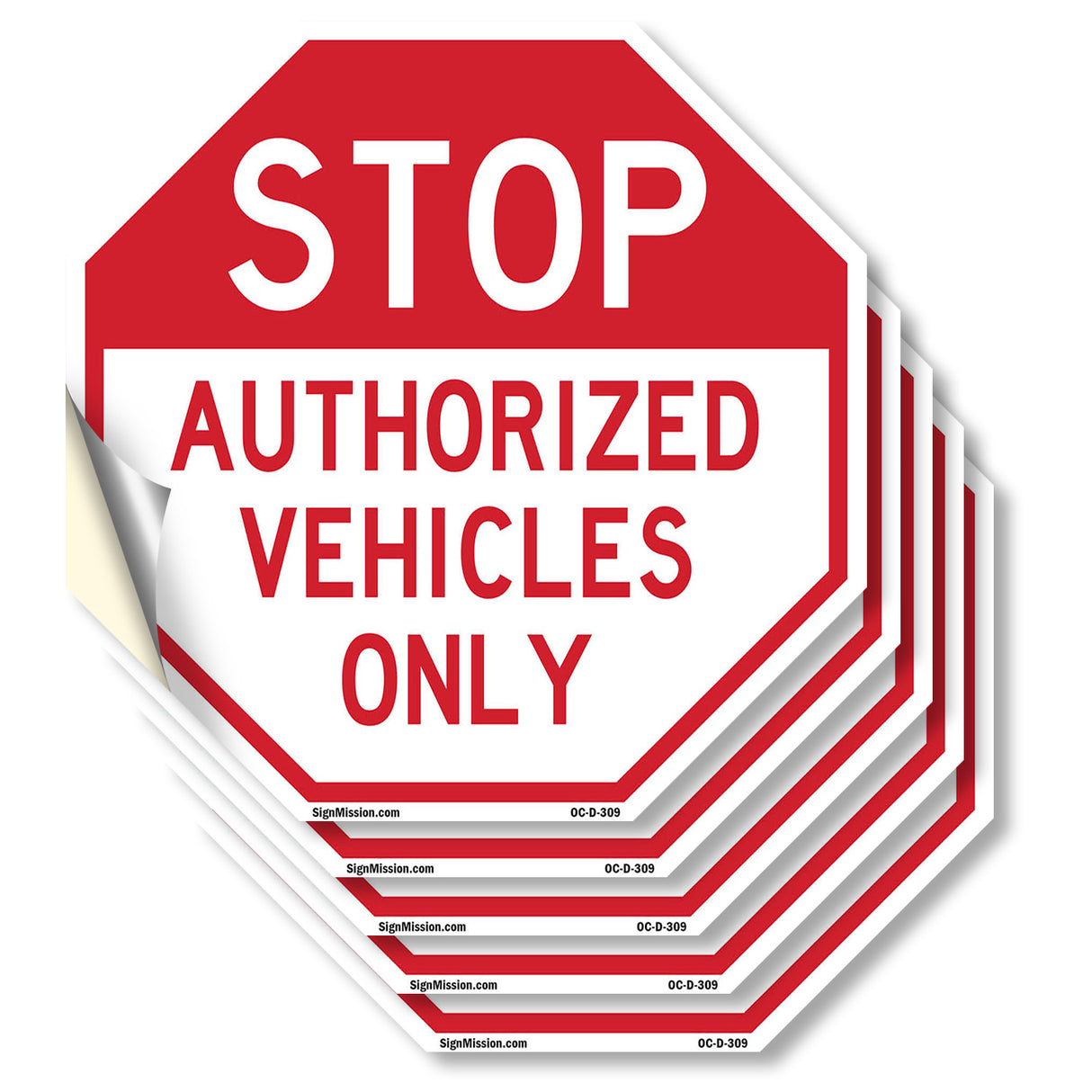 Stop Authorized Vehicles Only