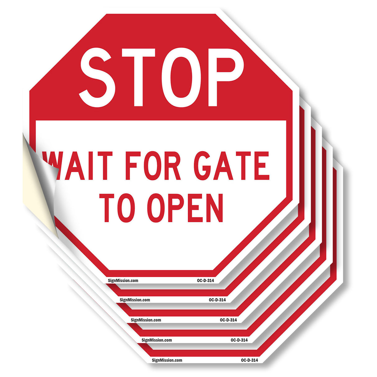 Stop Wait for Gate to Open