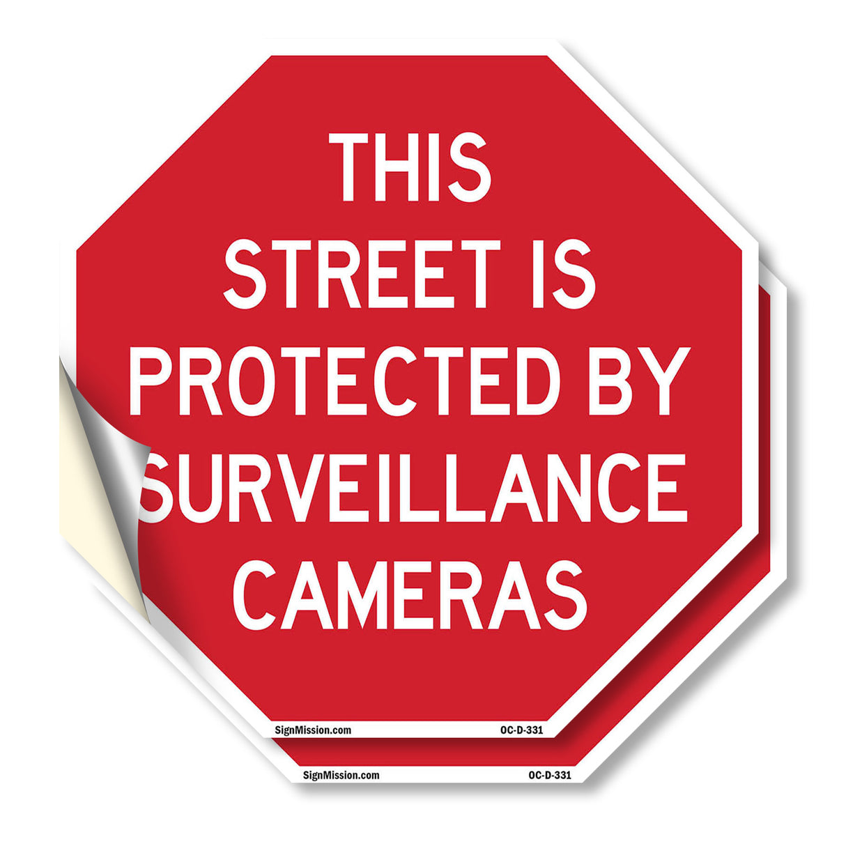This Street Is Protected by Surveillance Cameras
