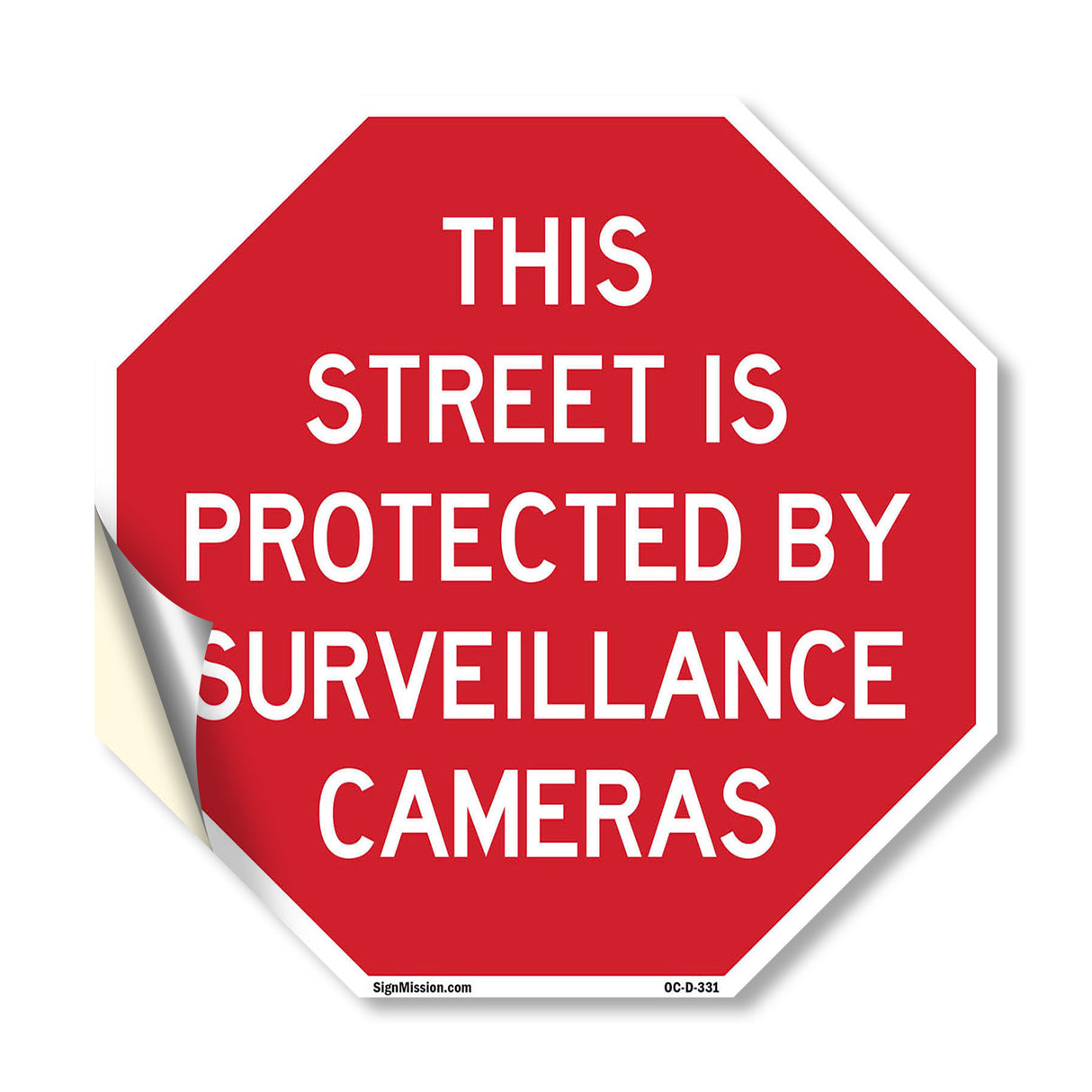 This Street Is Protected by Surveillance Cameras