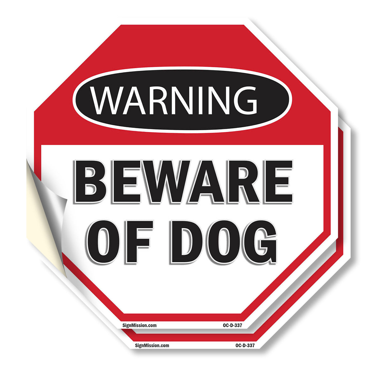 Warning Beware of Dog
