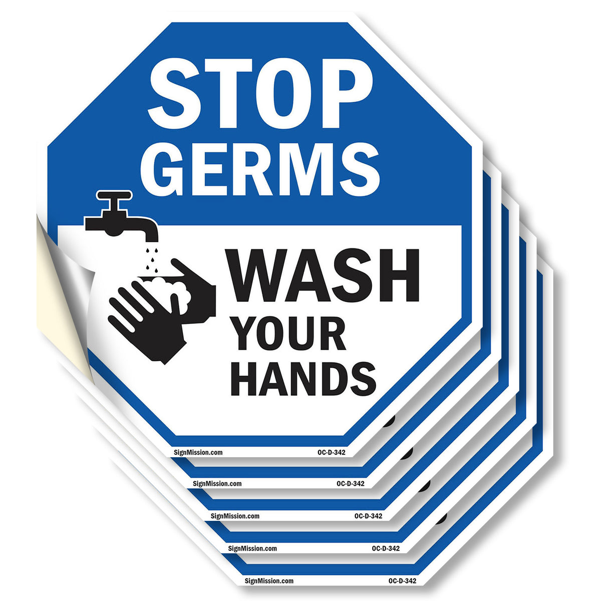 Stop Germs Wash Your Hands