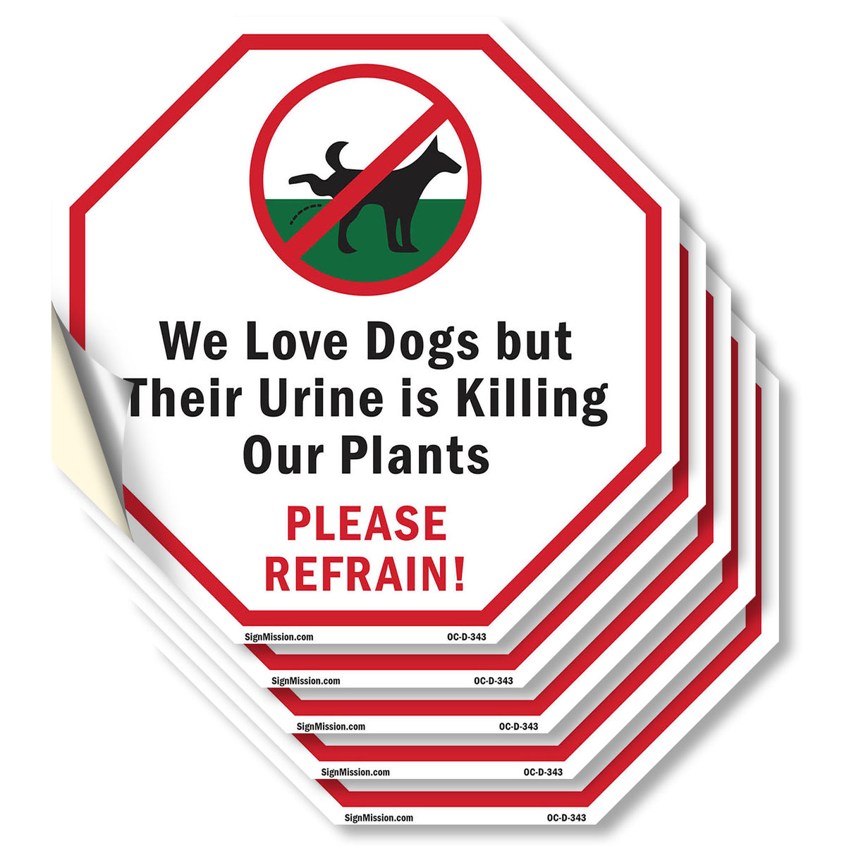 We Love Dogs but Their Urine Is Killing Our Plants Please Refrain!