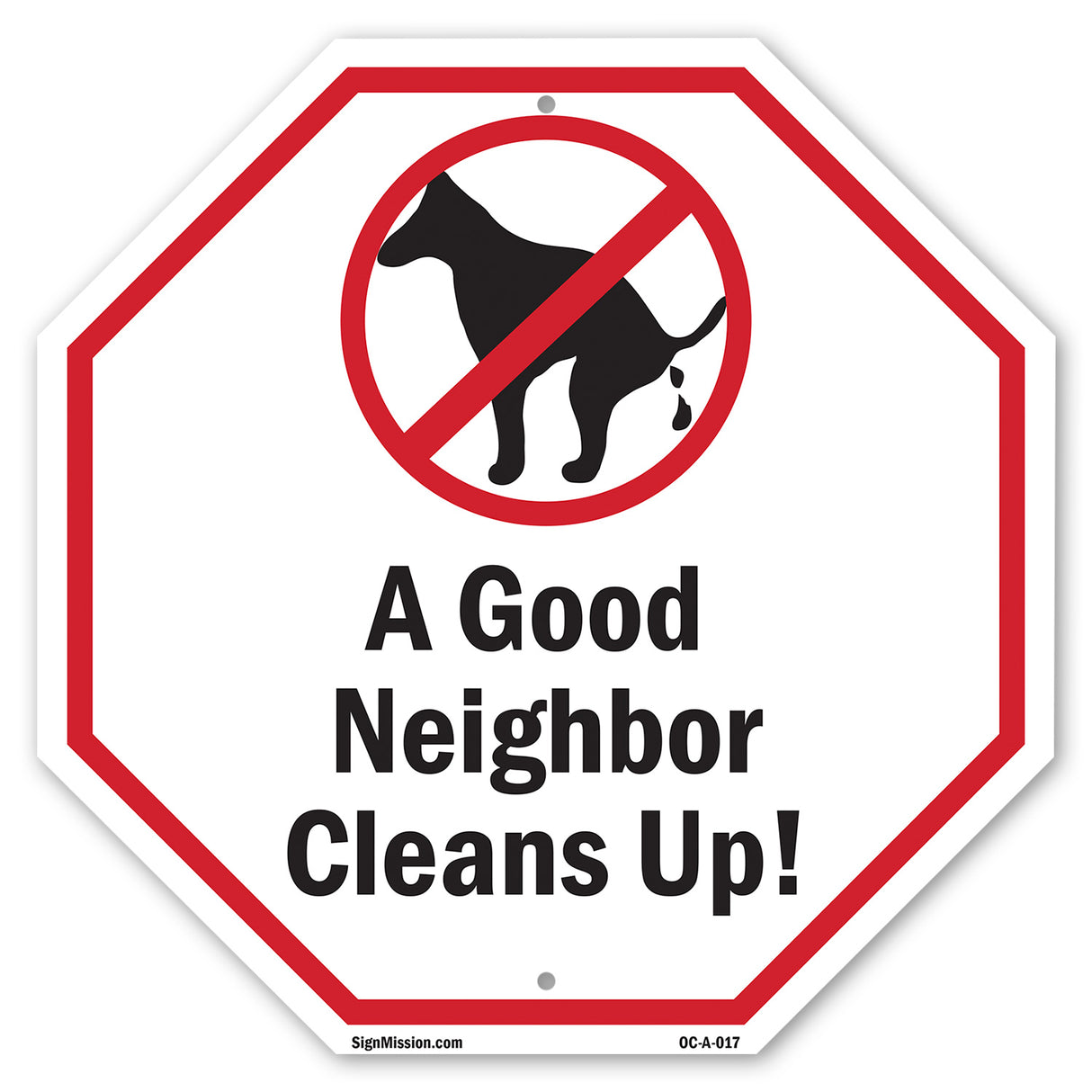A Good Neighbor Cleans Up!