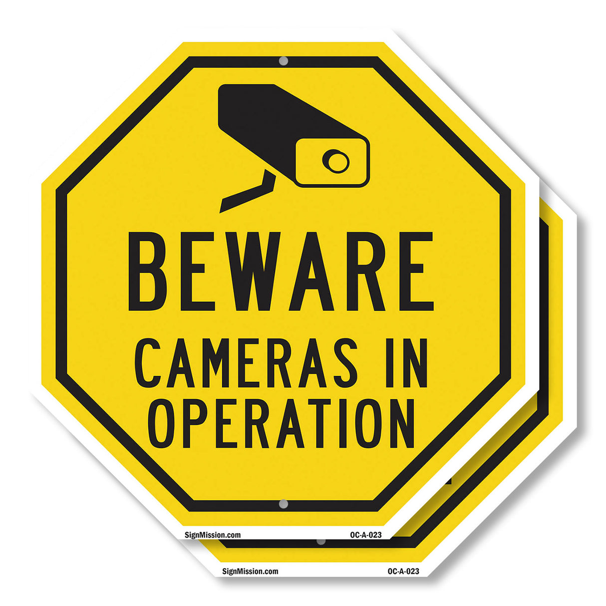 Beware Cameras in Operation