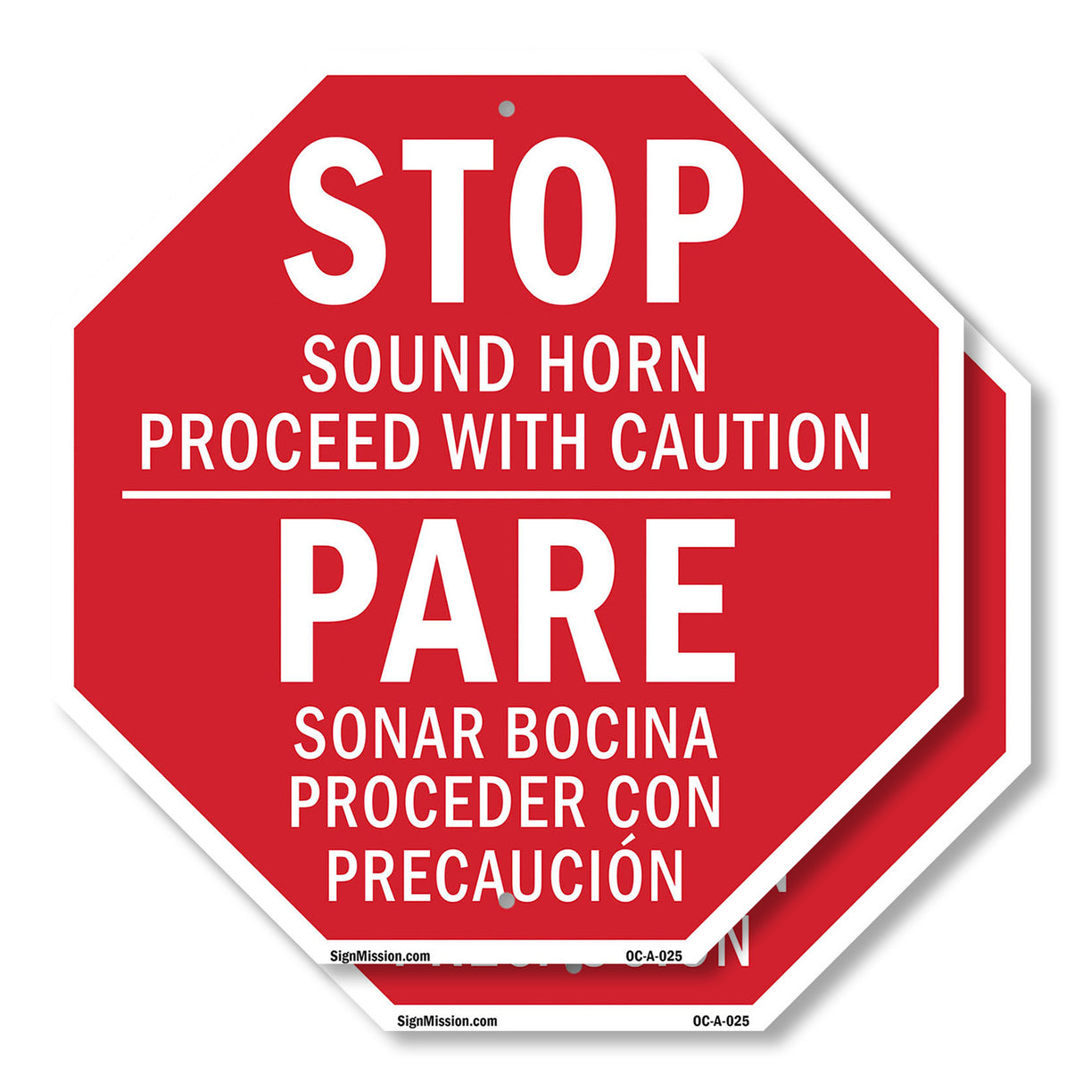 Stopsound Horn Proceed with Caution Pare Sonar Bocina Proceder Con Precaución