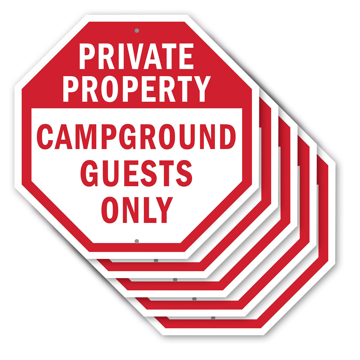 Private Property Campground Guests Only