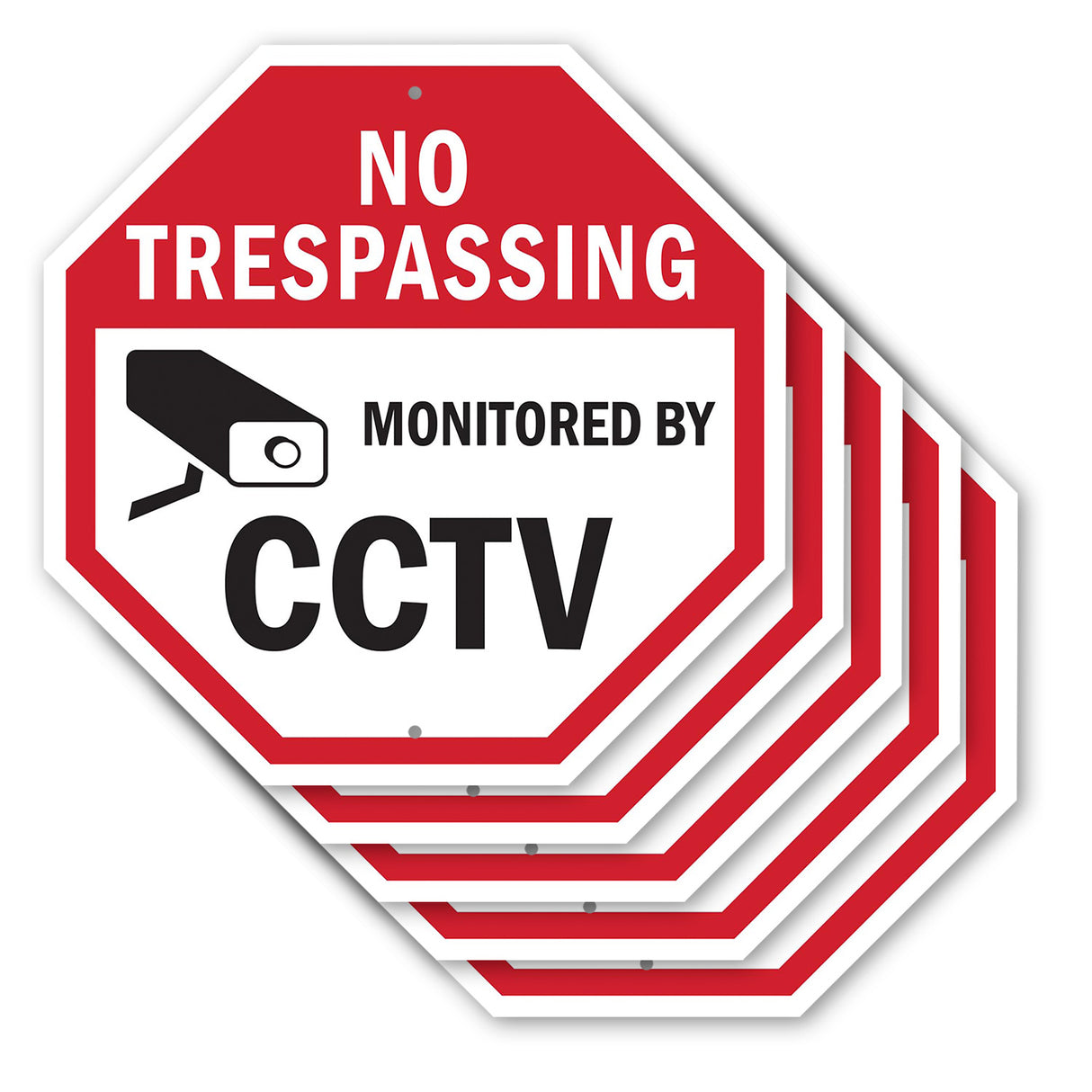 No Trespassing Monitored By CCTV